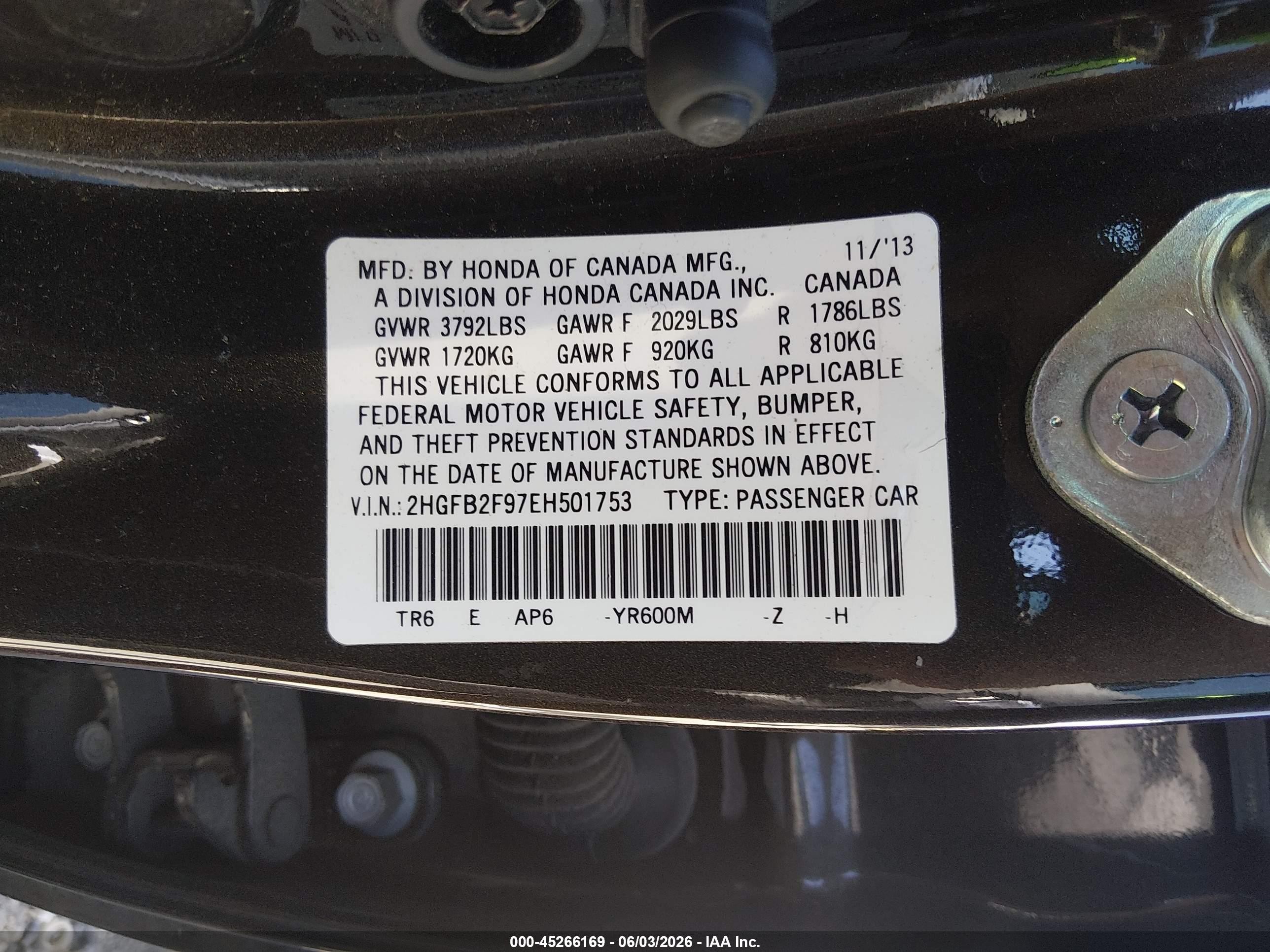 2014 Honda Civic Ex-l Brown vin: 2HGFB2F97EH501753