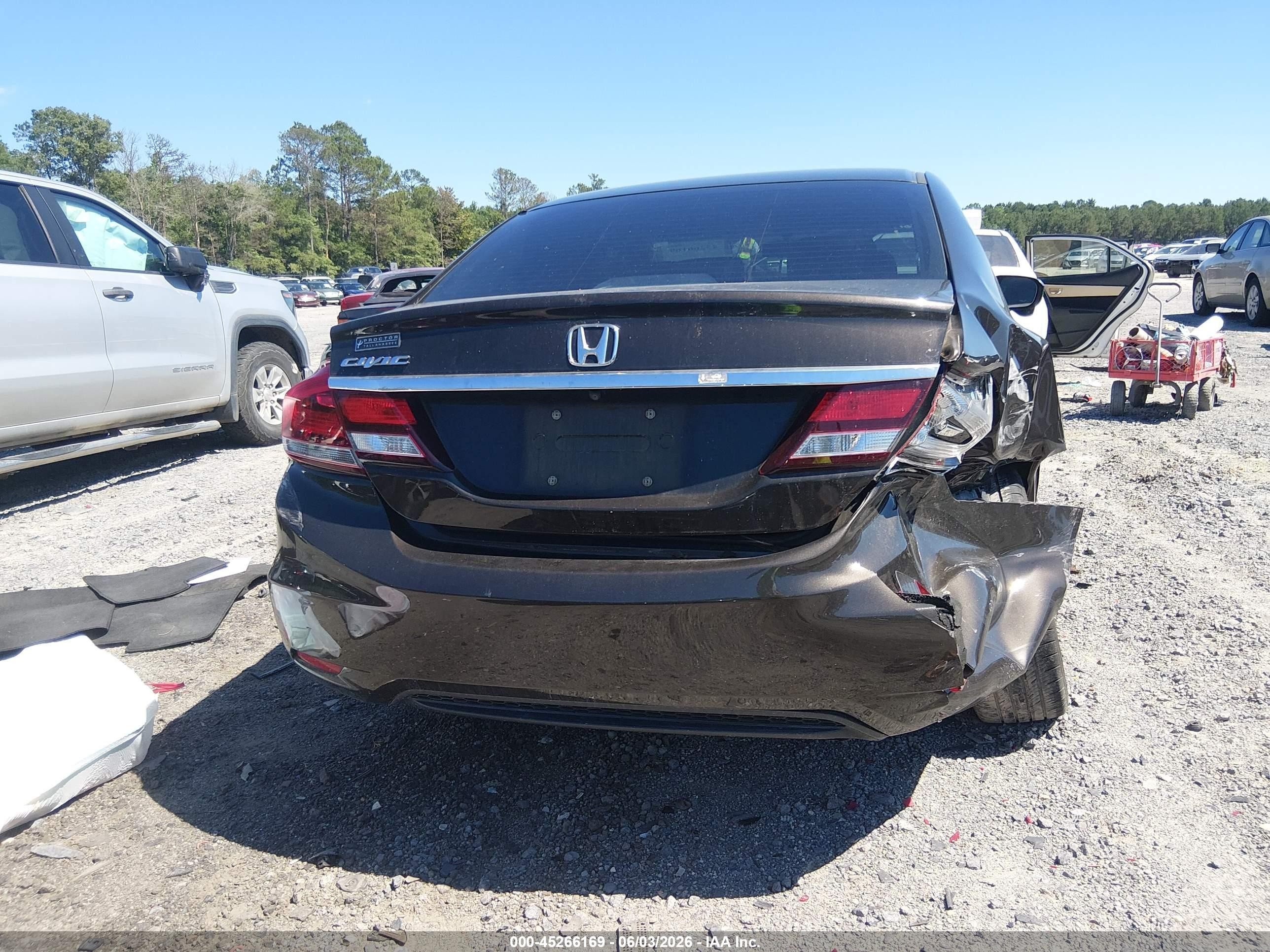 2014 Honda Civic Ex-l Brown vin: 2HGFB2F97EH501753