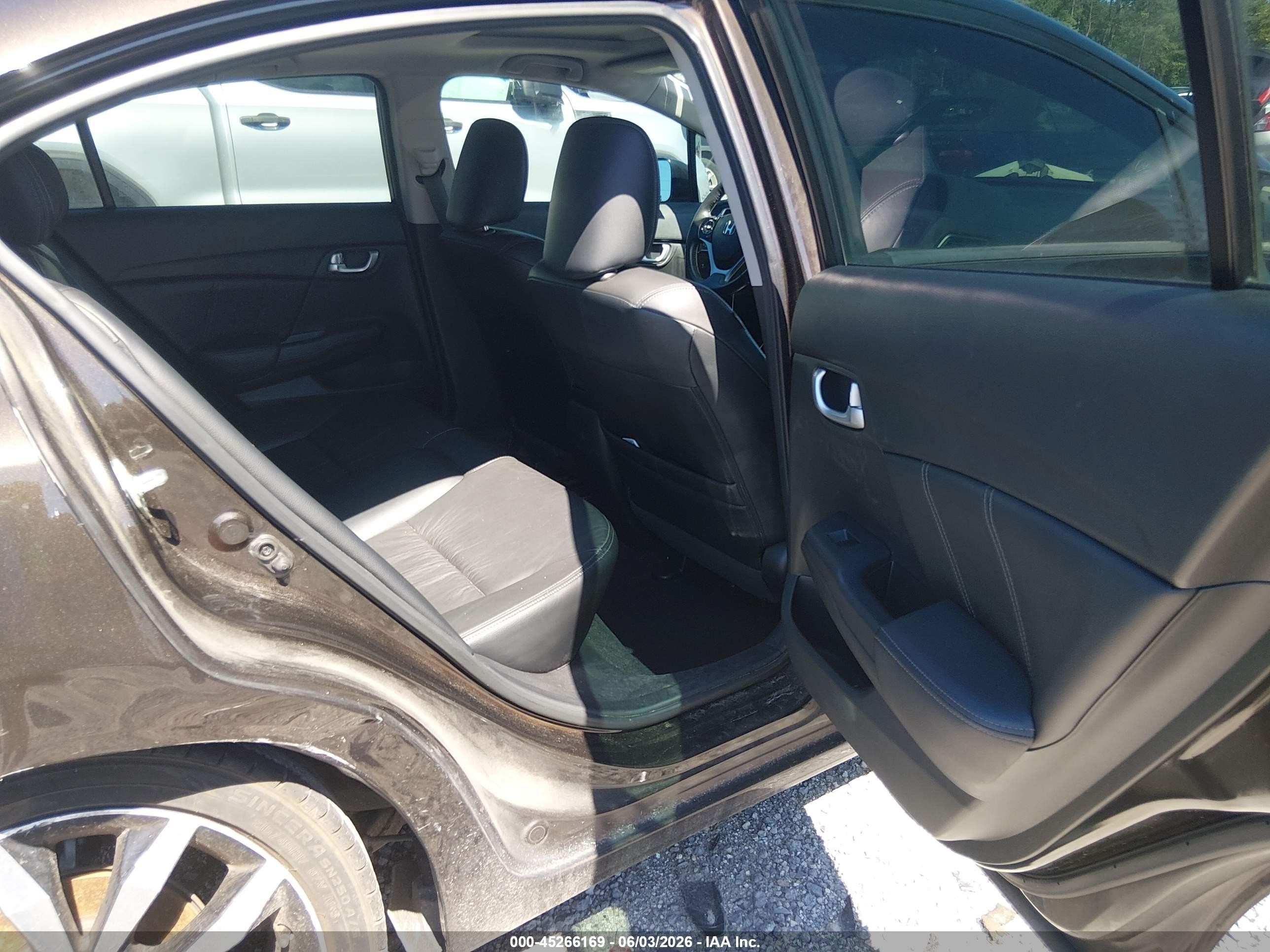 2014 Honda Civic Ex-l Brown vin: 2HGFB2F97EH501753