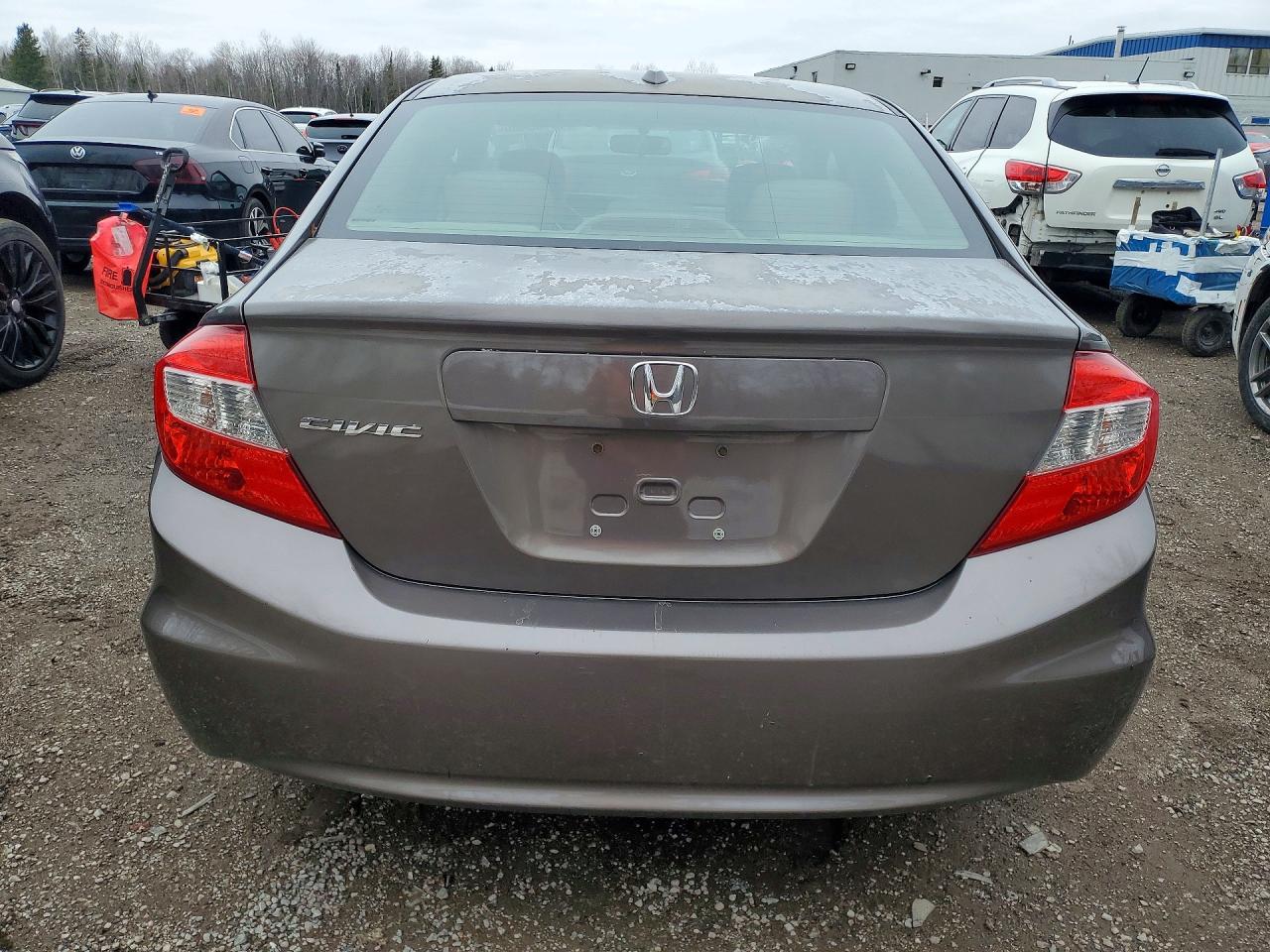2012 Honda Civic Exl Brown vin: 2HGFB2F98CH015062