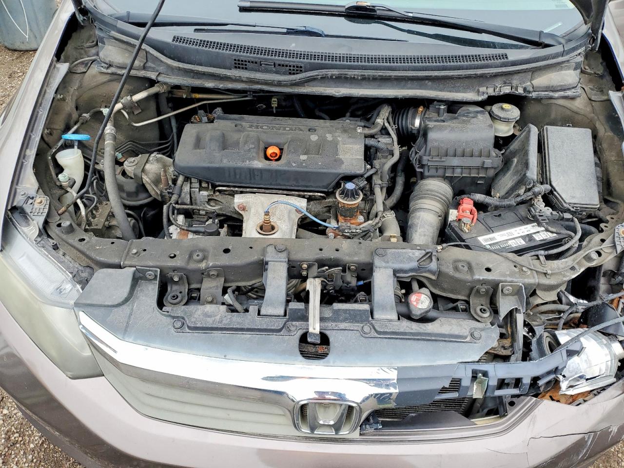 2012 Honda Civic Exl Brown vin: 2HGFB2F98CH015062