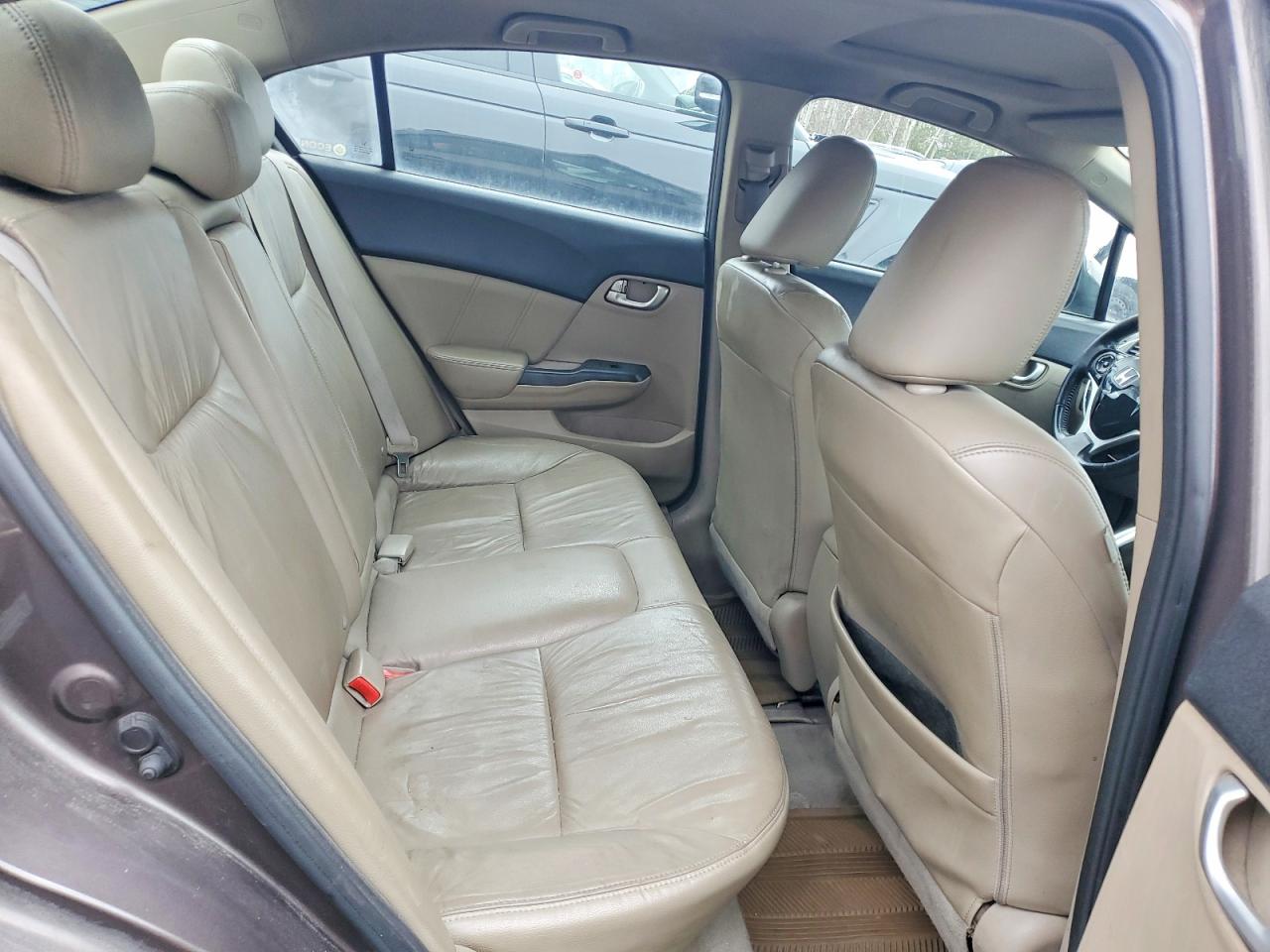 2012 Honda Civic Exl Brown vin: 2HGFB2F98CH015062