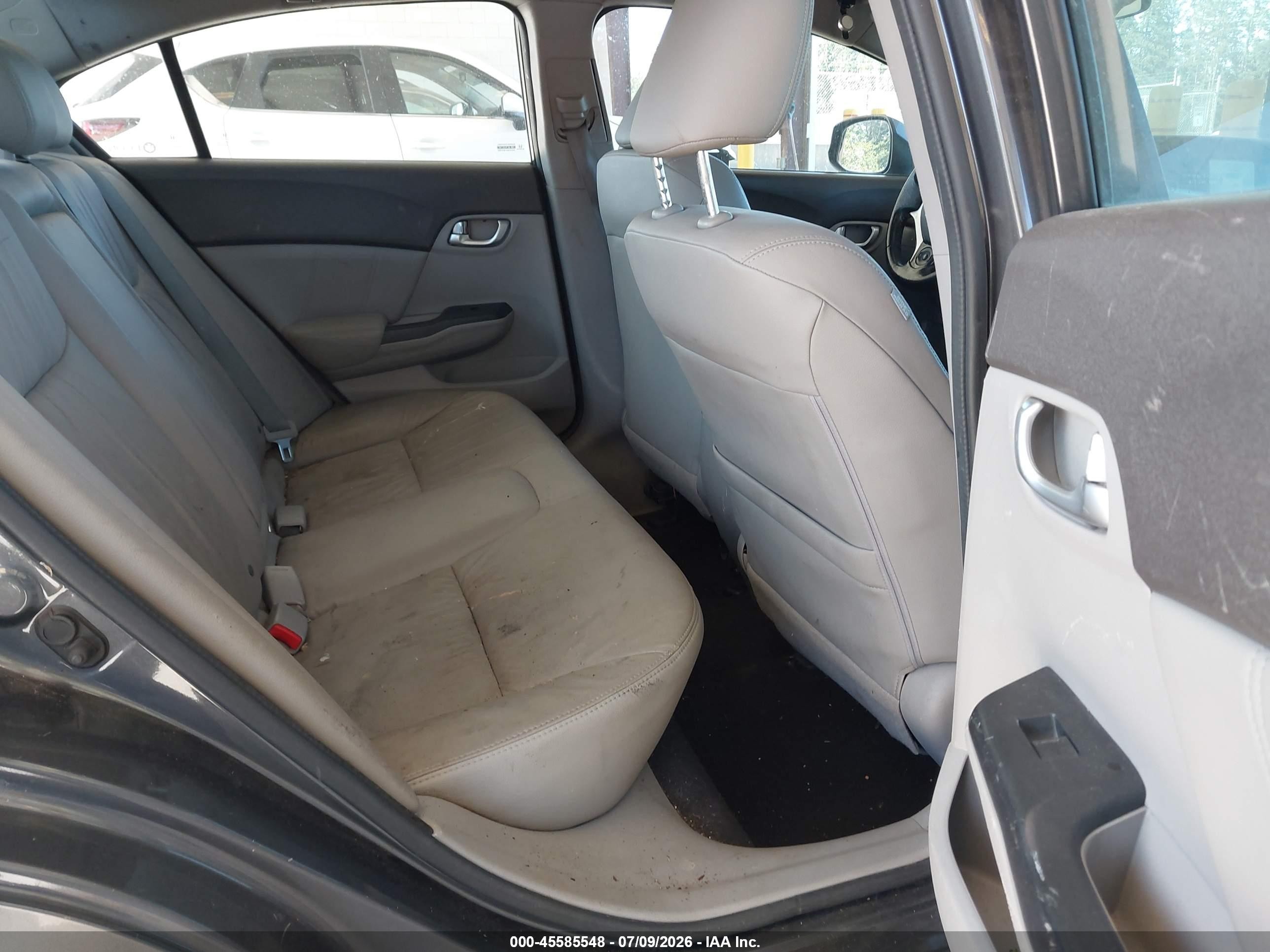2012 Honda Civic Ex-l Gray vin: 2HGFB2F98CH039782