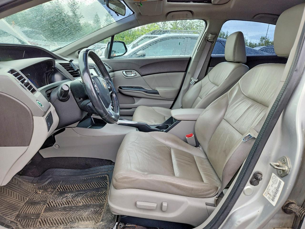2012 Honda Civic Exl Серебряный vin: 2HGFB2F98CH118868