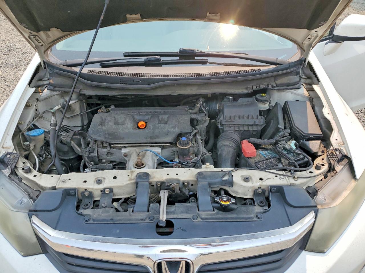 2012 Honda Civic Exl White vin: 2HGFB2F98CH307908