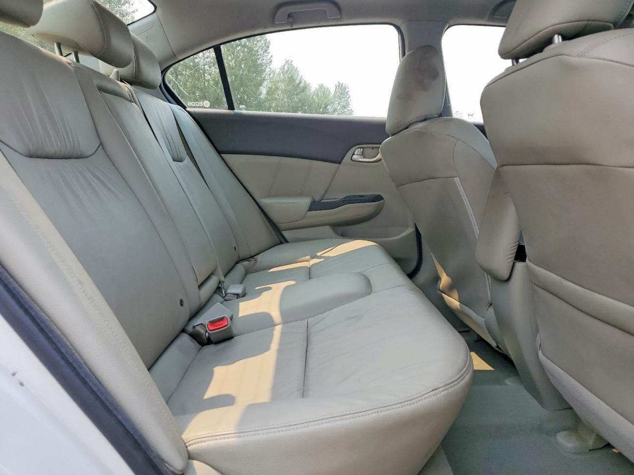 2012 Honda Civic Exl White vin: 2HGFB2F98CH307908