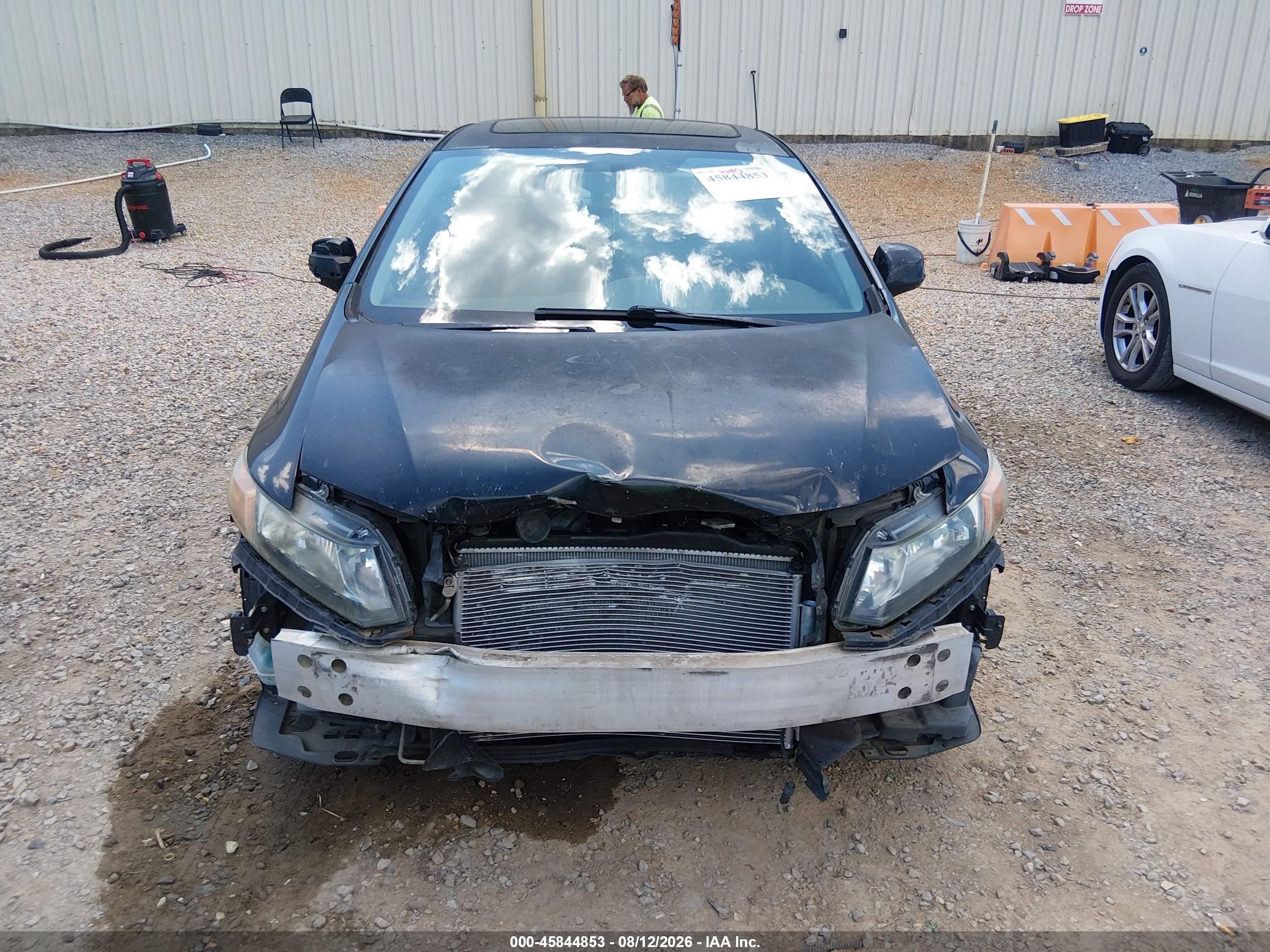 2012 Honda Civic Ex-l Black vin: 2HGFB2F98CH529106