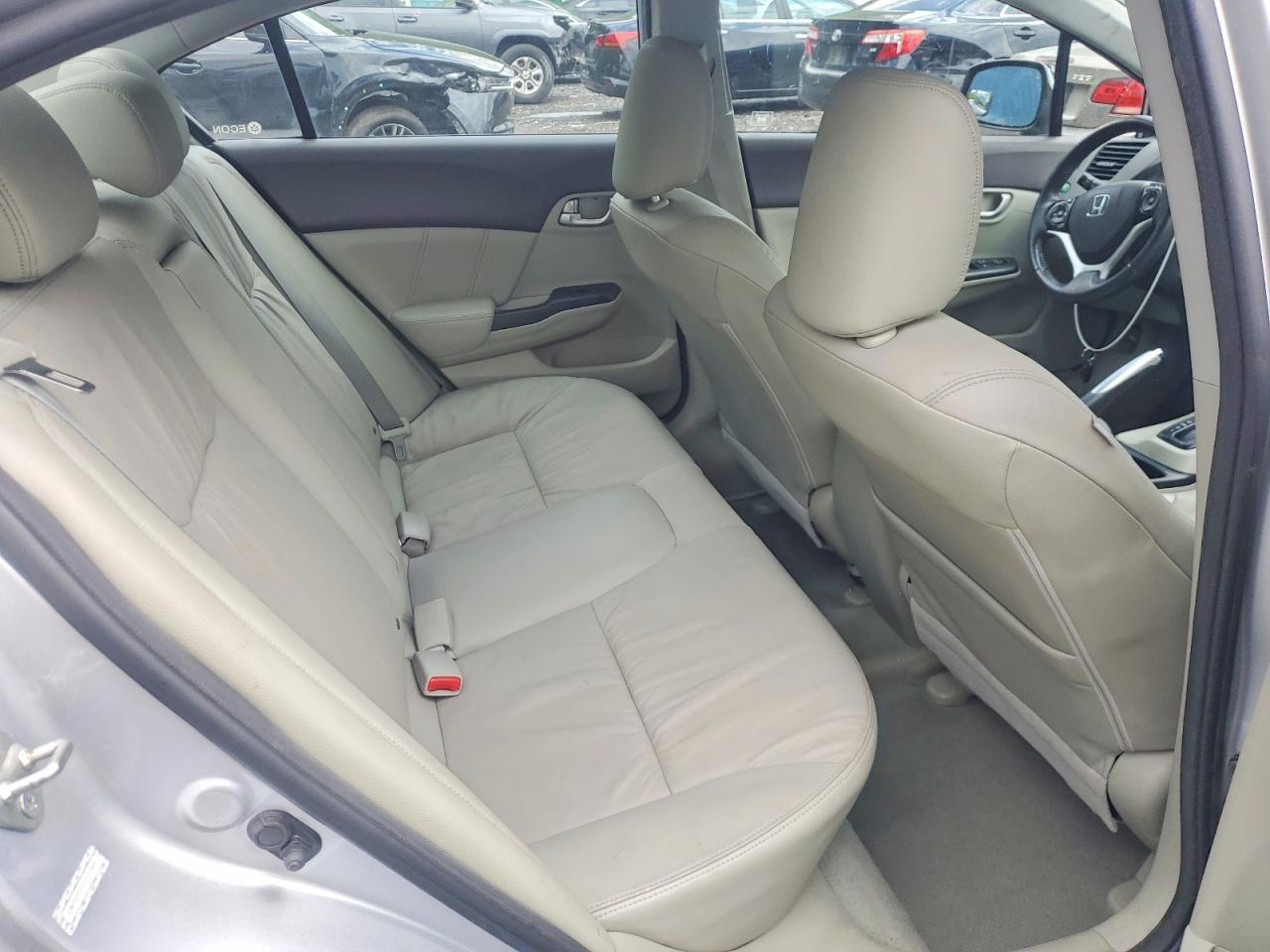 2012 Honda Civic Exl Silver vin: 2HGFB2F98CH536900