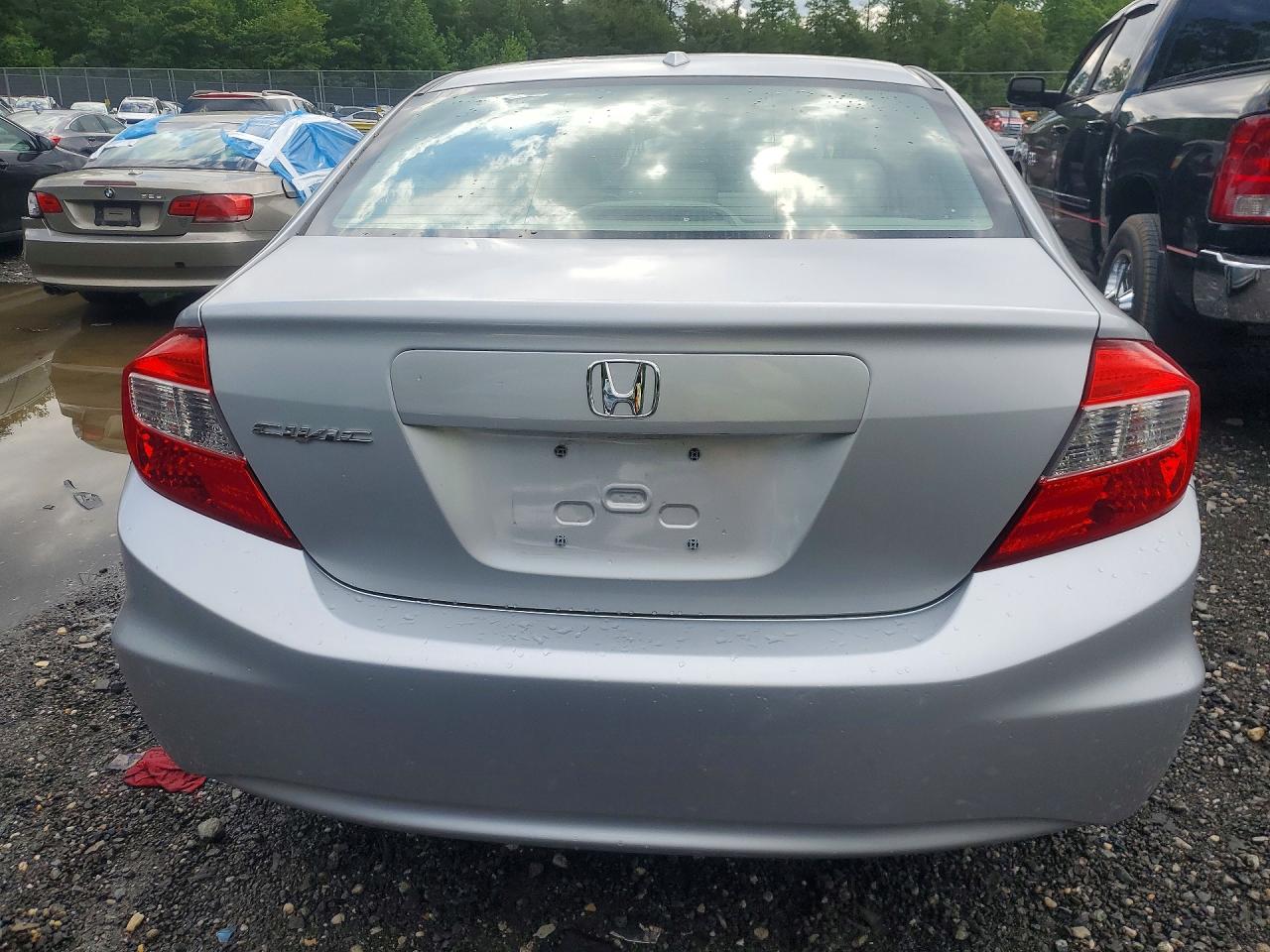 2012 Honda Civic Exl Silver vin: 2HGFB2F98CH536900