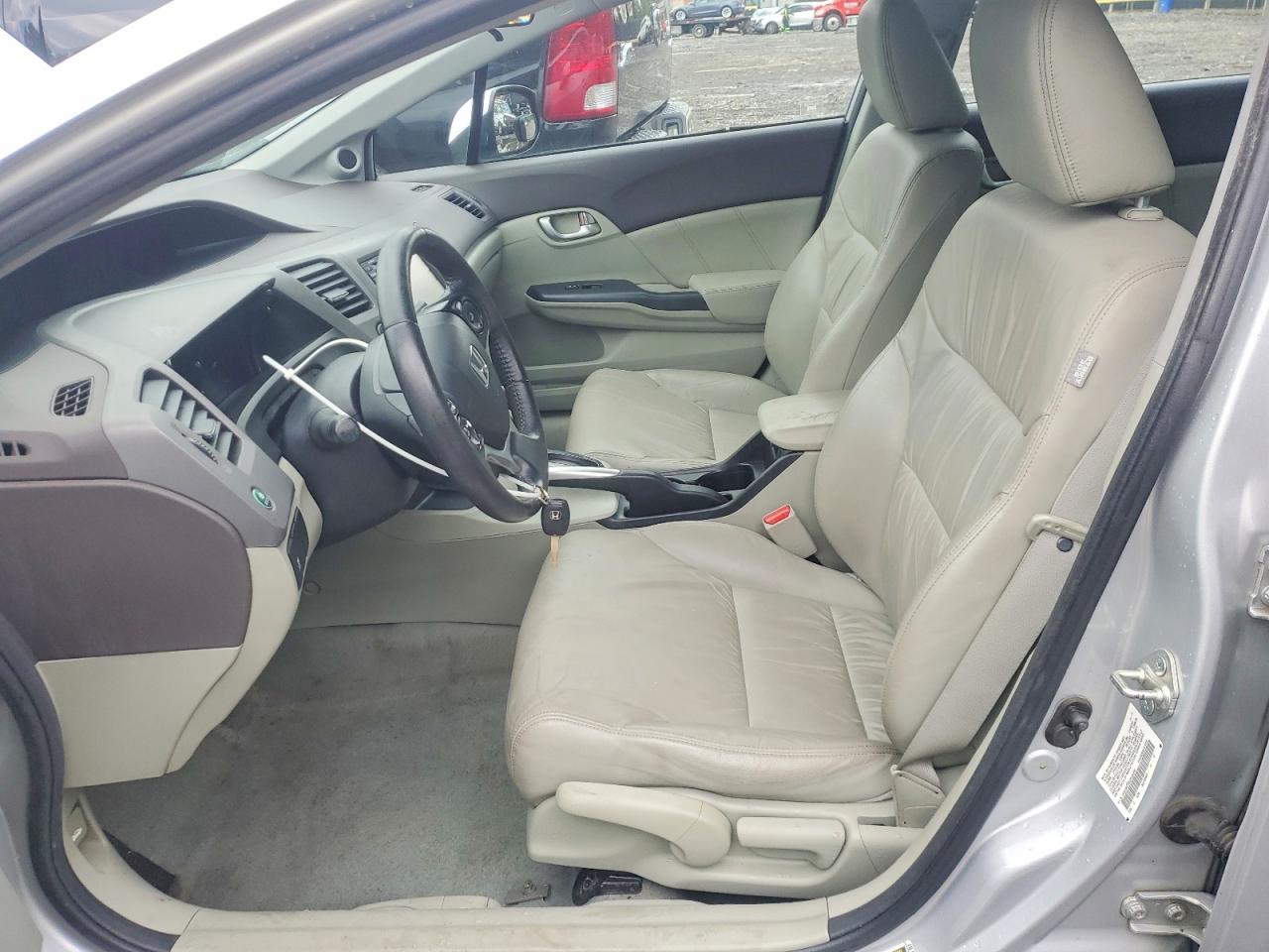 2012 Honda Civic Exl Silver vin: 2HGFB2F98CH536900