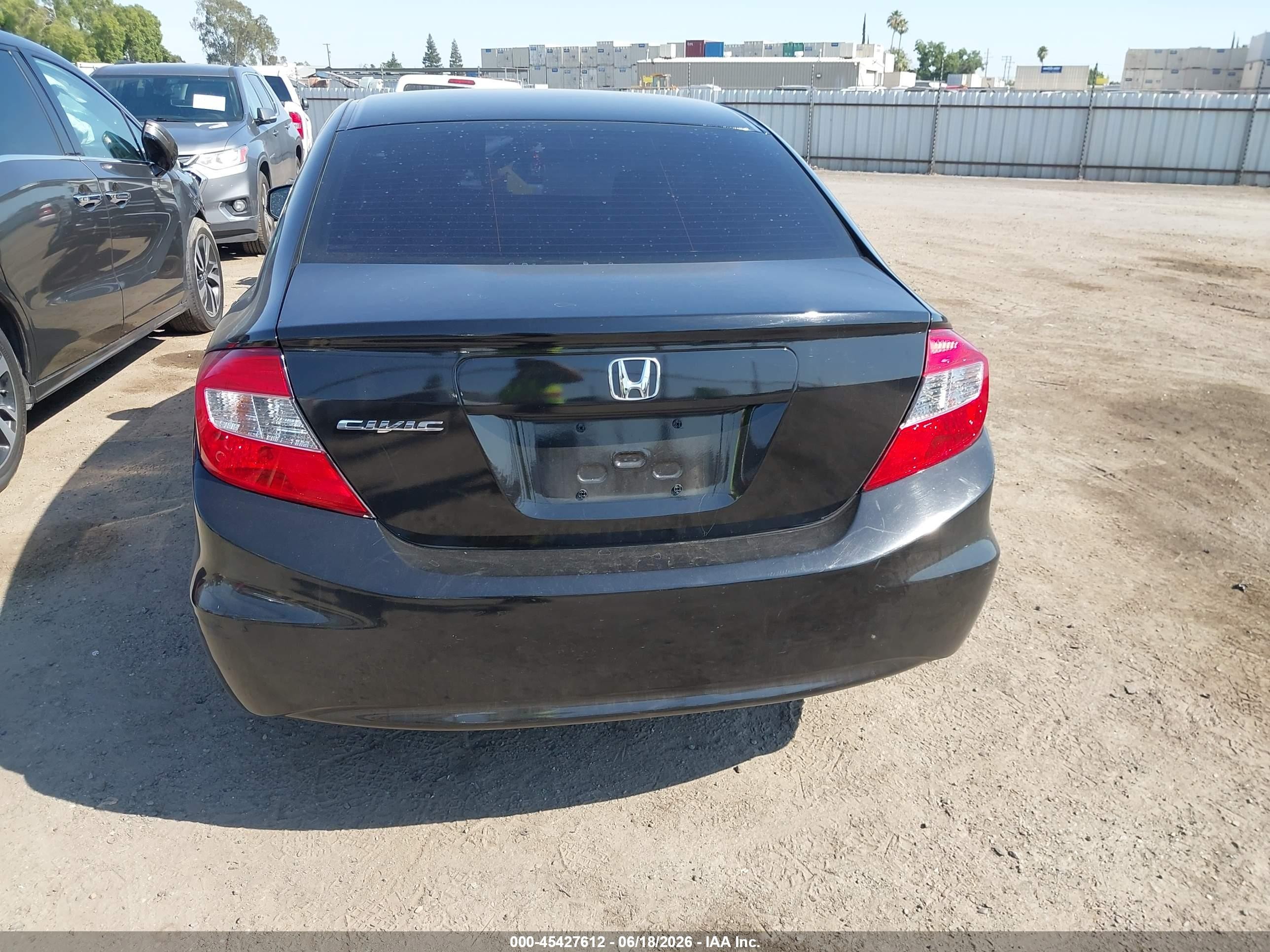 2012 Honda Civic Ex-l Black vin: 2HGFB2F98CH555303