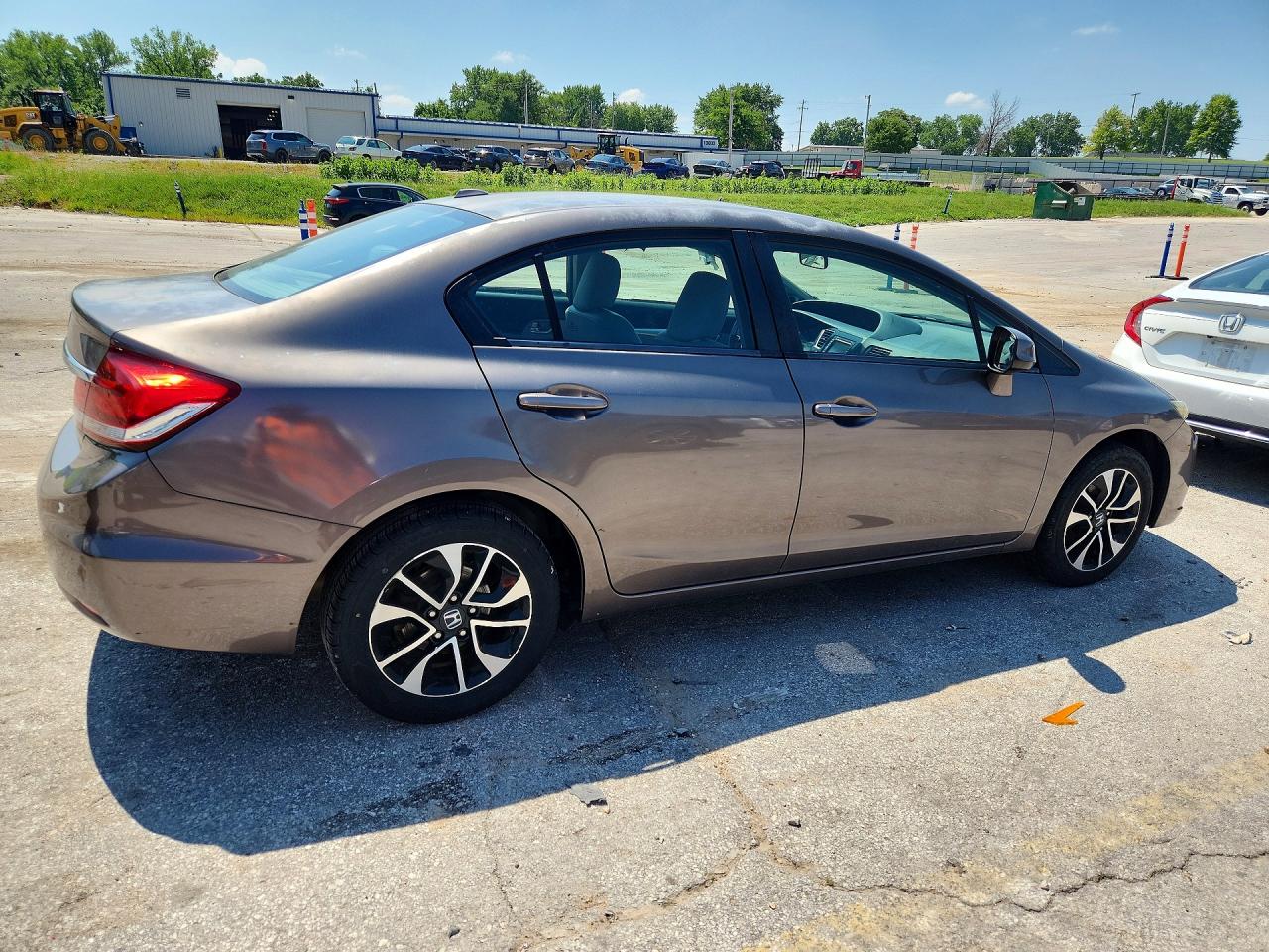 2013 Honda Civic Exl Gray vin: 2HGFB2F98DH515000