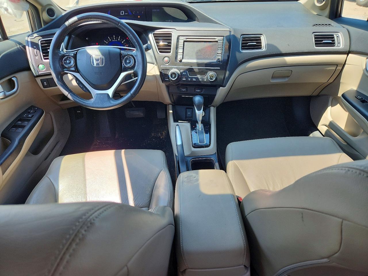 2013 Honda Civic Exl Gray vin: 2HGFB2F98DH515000