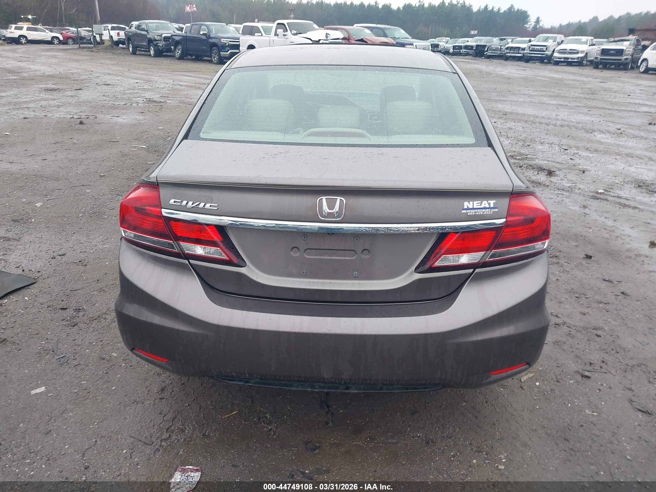 2013 Honda Civic Ex-l Beige vin: 2HGFB2F98DH530886