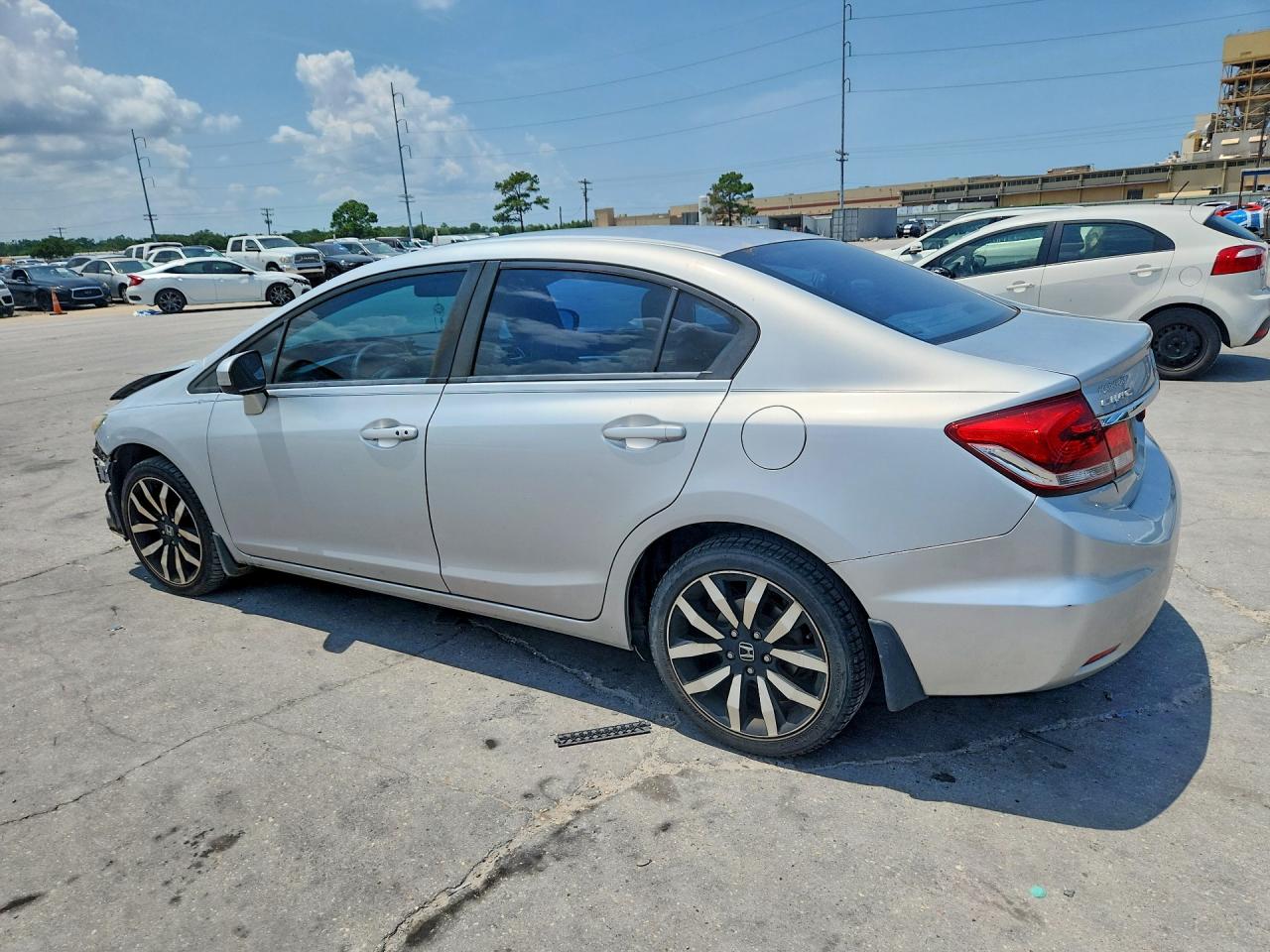 2015 Honda Civic Exl Серебряный vin: 2HGFB2F98FH516232
