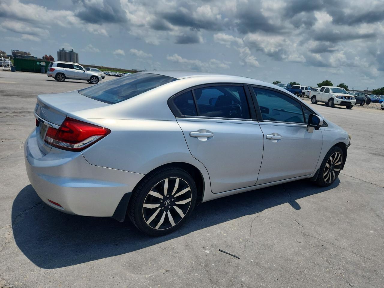 2015 Honda Civic Exl Серебряный vin: 2HGFB2F98FH516232