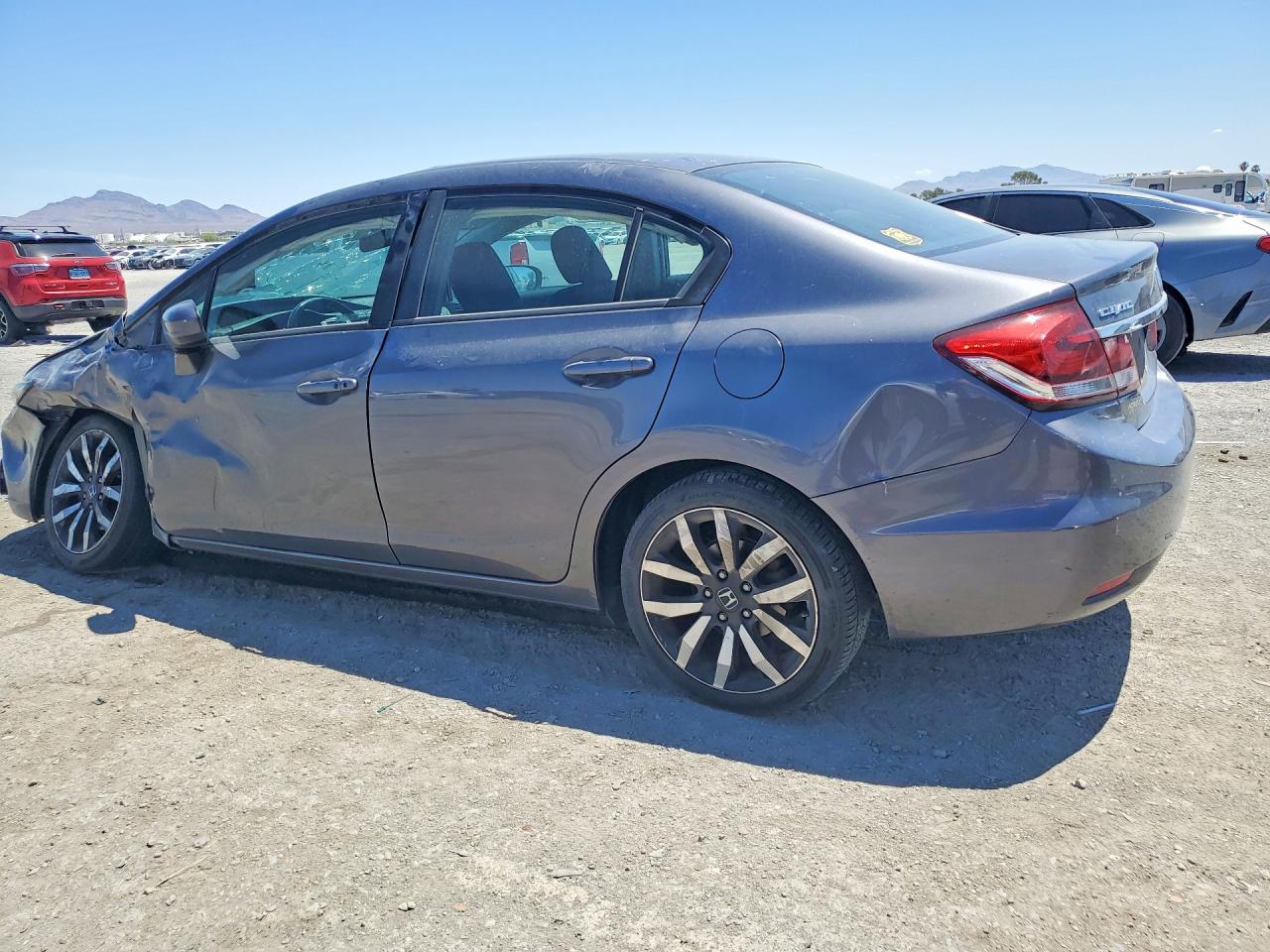 2015 Honda Civic Exl Gray vin: 2HGFB2F98FH537419