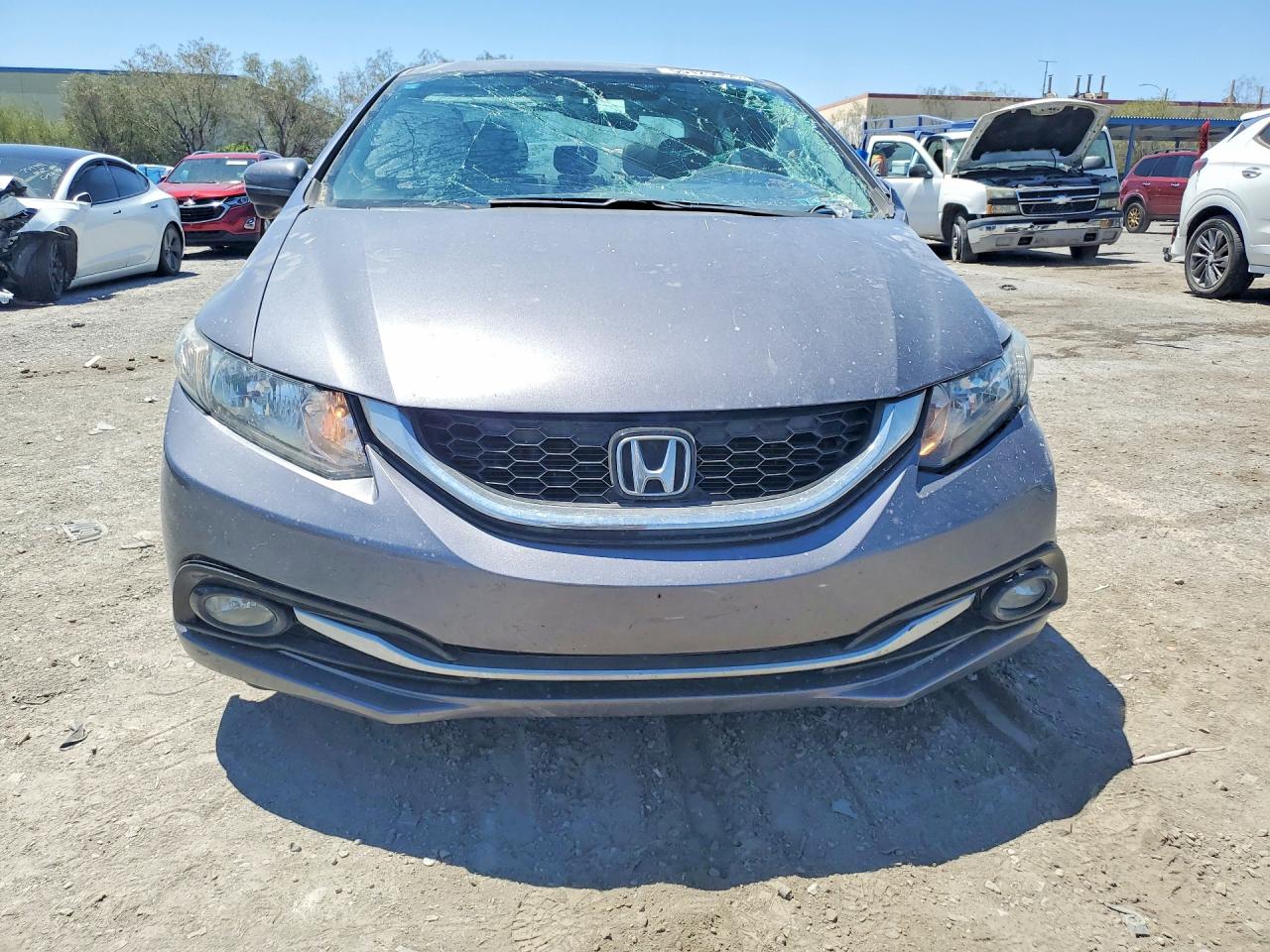 2015 Honda Civic Exl Gray vin: 2HGFB2F98FH537419