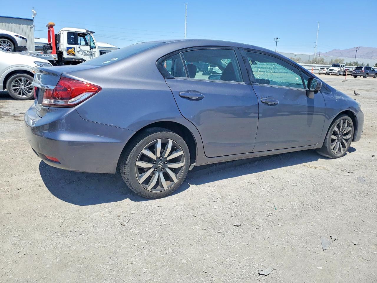 2015 Honda Civic Exl Gray vin: 2HGFB2F98FH537419