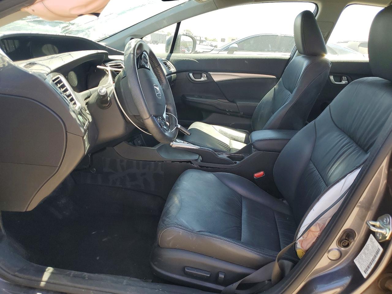 2015 Honda Civic Exl Gray vin: 2HGFB2F98FH537419