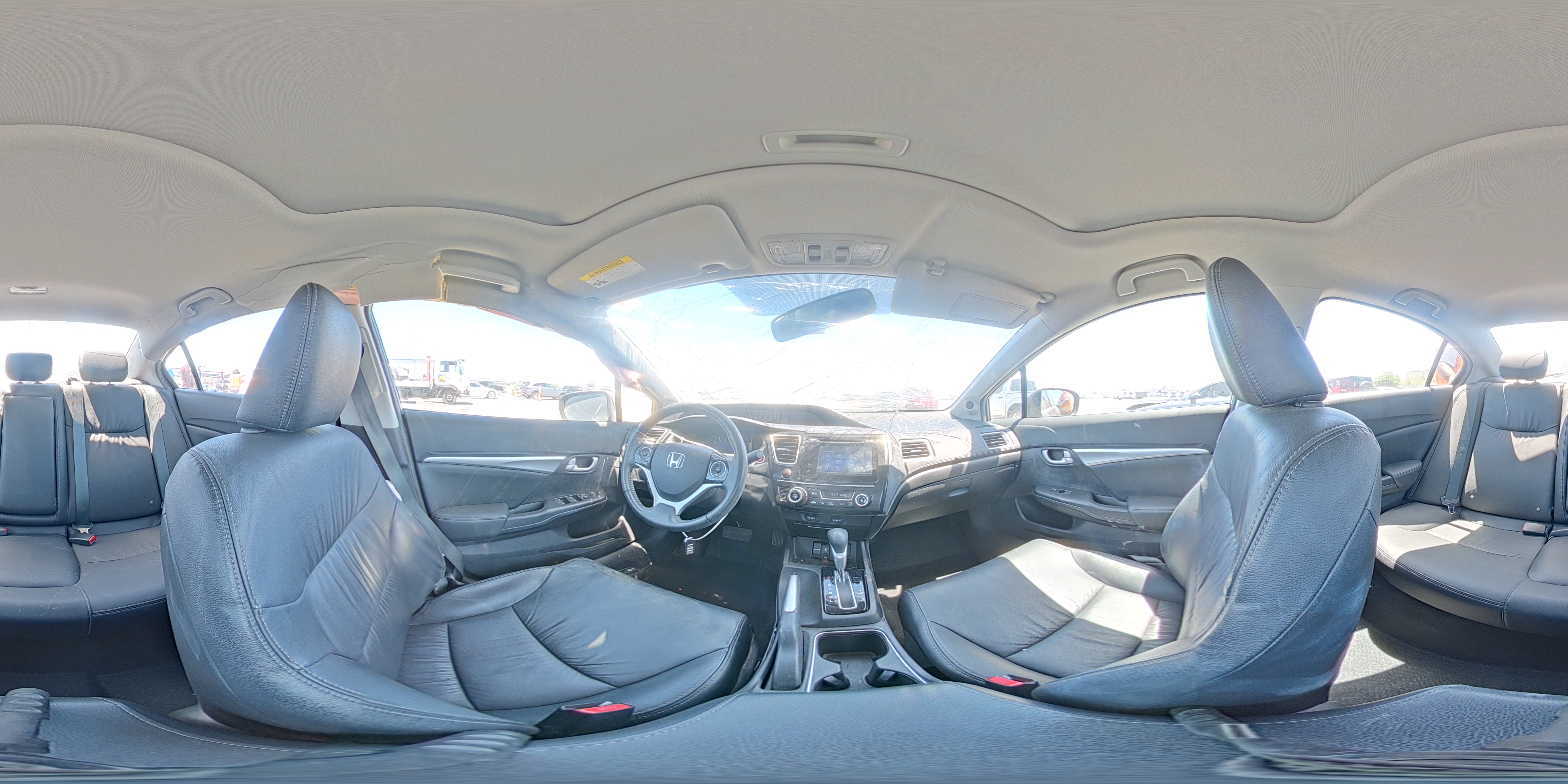 2015 Honda Civic Exl Gray vin: 2HGFB2F98FH537419