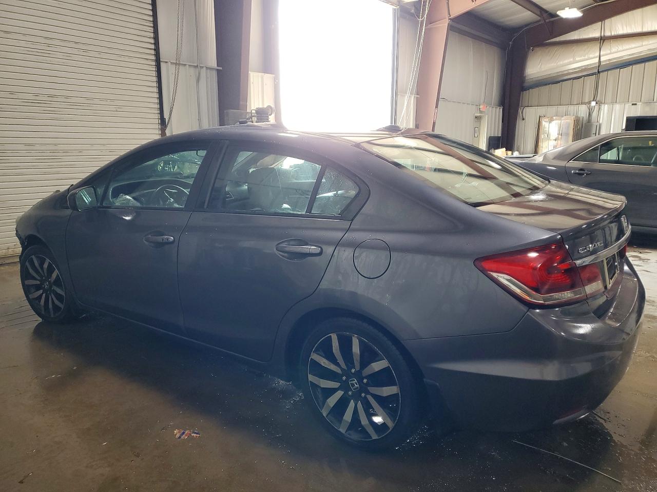 2015 Honda Civic Exl Gray vin: 2HGFB2F98FH552373