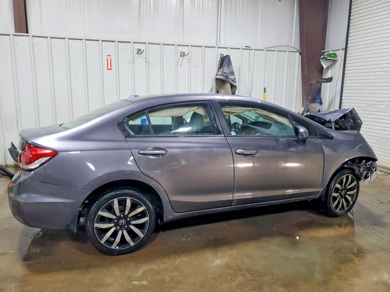 2015 Honda Civic Exl Gray vin: 2HGFB2F98FH552373
