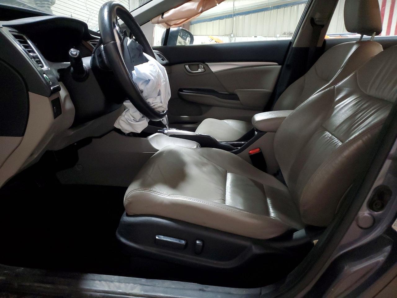 2015 Honda Civic Exl Gray vin: 2HGFB2F98FH552373