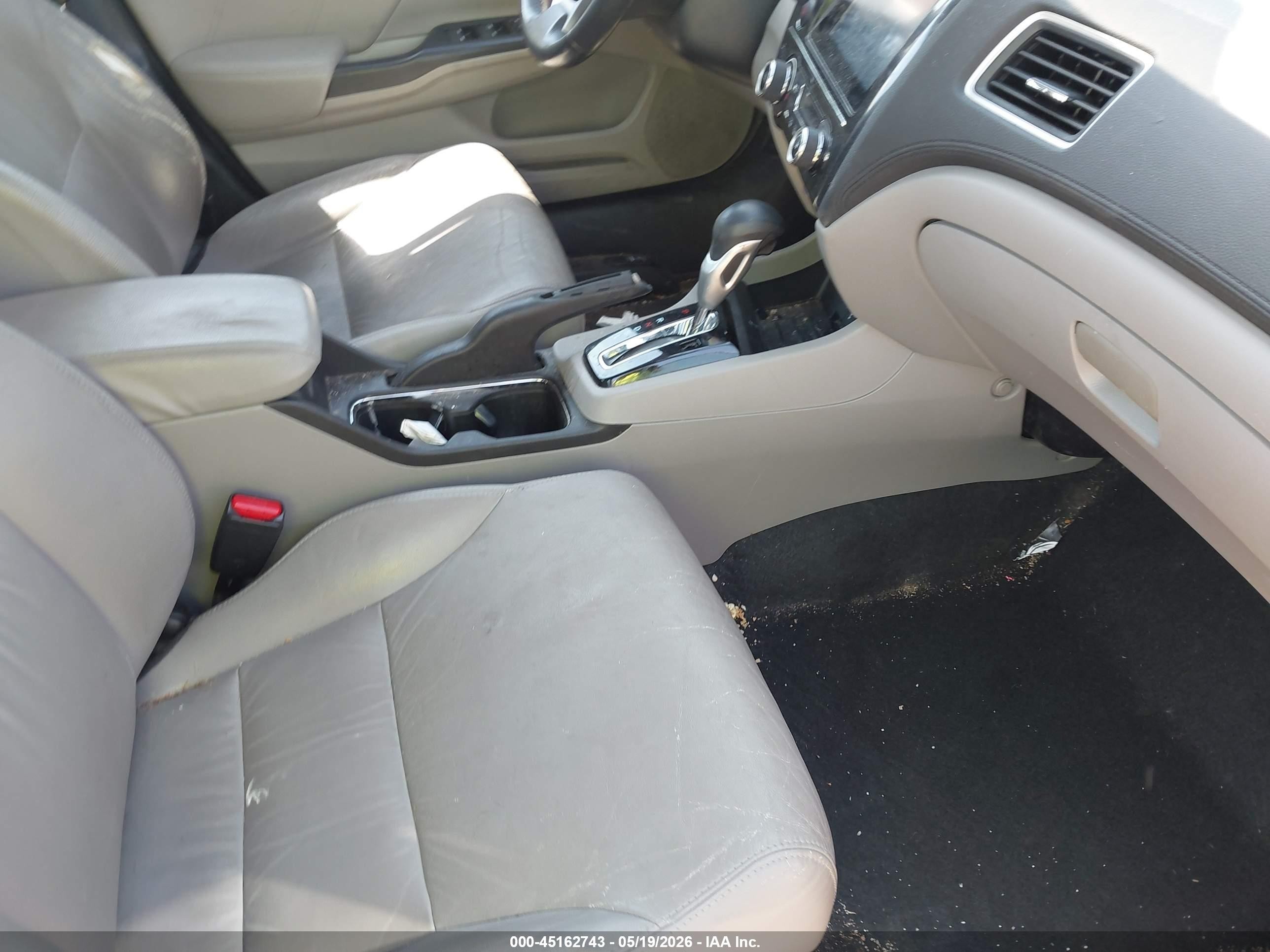 2015 Honda Civic Ex-l Gray vin: 2HGFB2F98FH555676