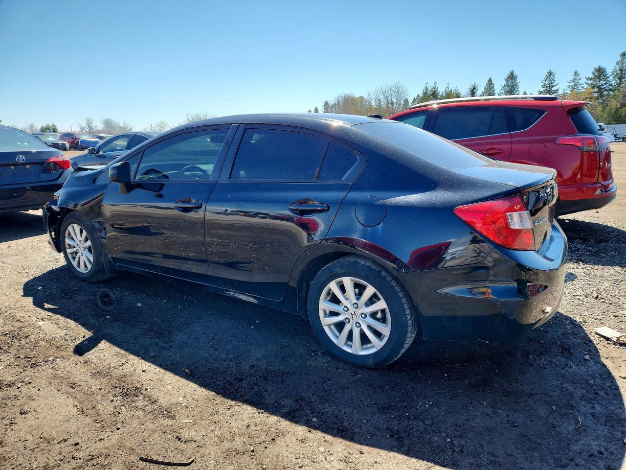 2012 Honda Civic Exl Black vin: 2HGFB2F99CH110326