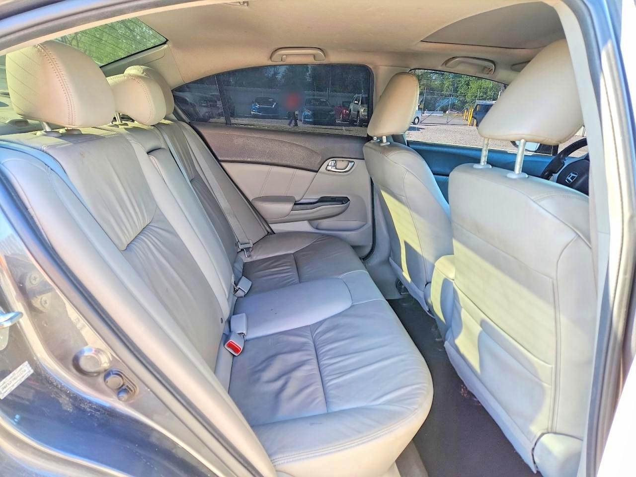 2012 Honda Civic Exl Gray vin: 2HGFB2F99CH515750
