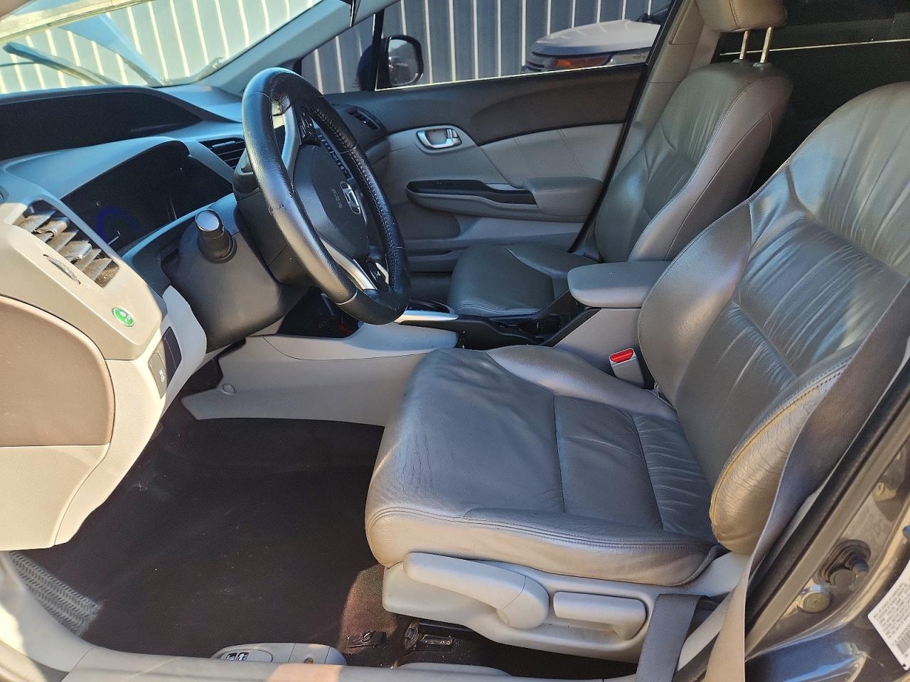 2012 Honda Civic Exl Gray vin: 2HGFB2F99CH515750