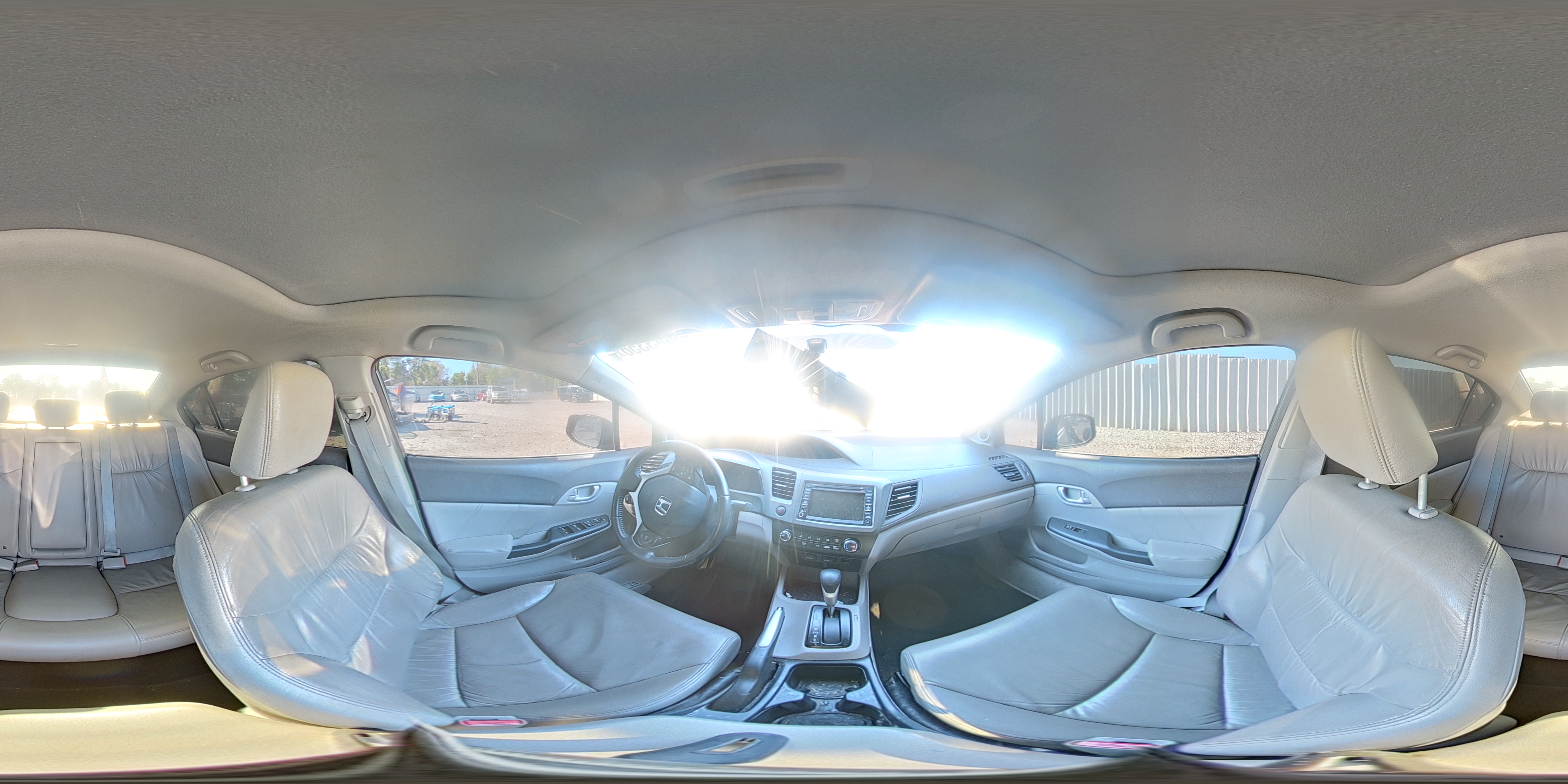 2012 Honda Civic Exl Gray vin: 2HGFB2F99CH515750