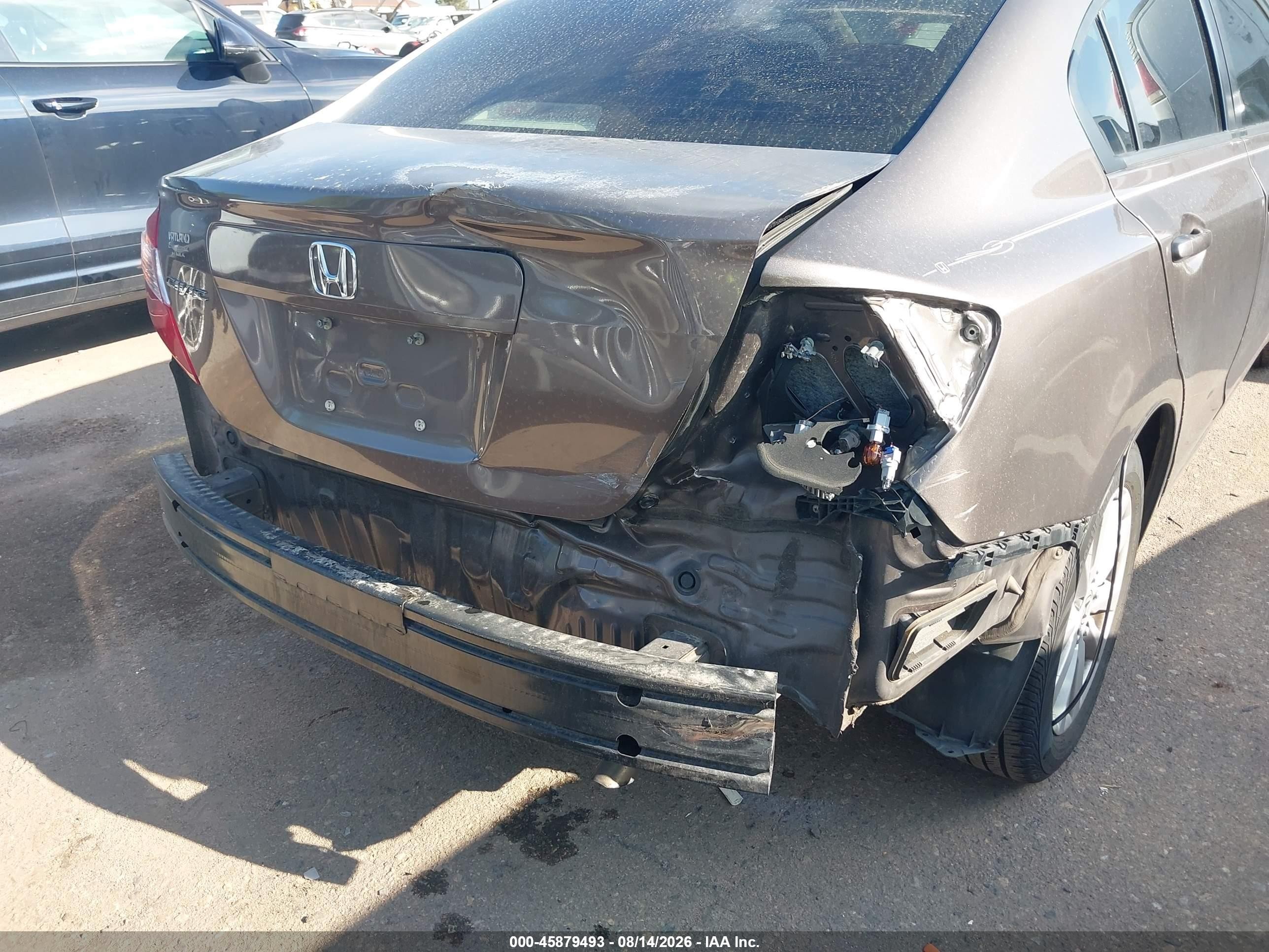 2012 Honda Civic Ex-l Gray vin: 2HGFB2F99CH518423