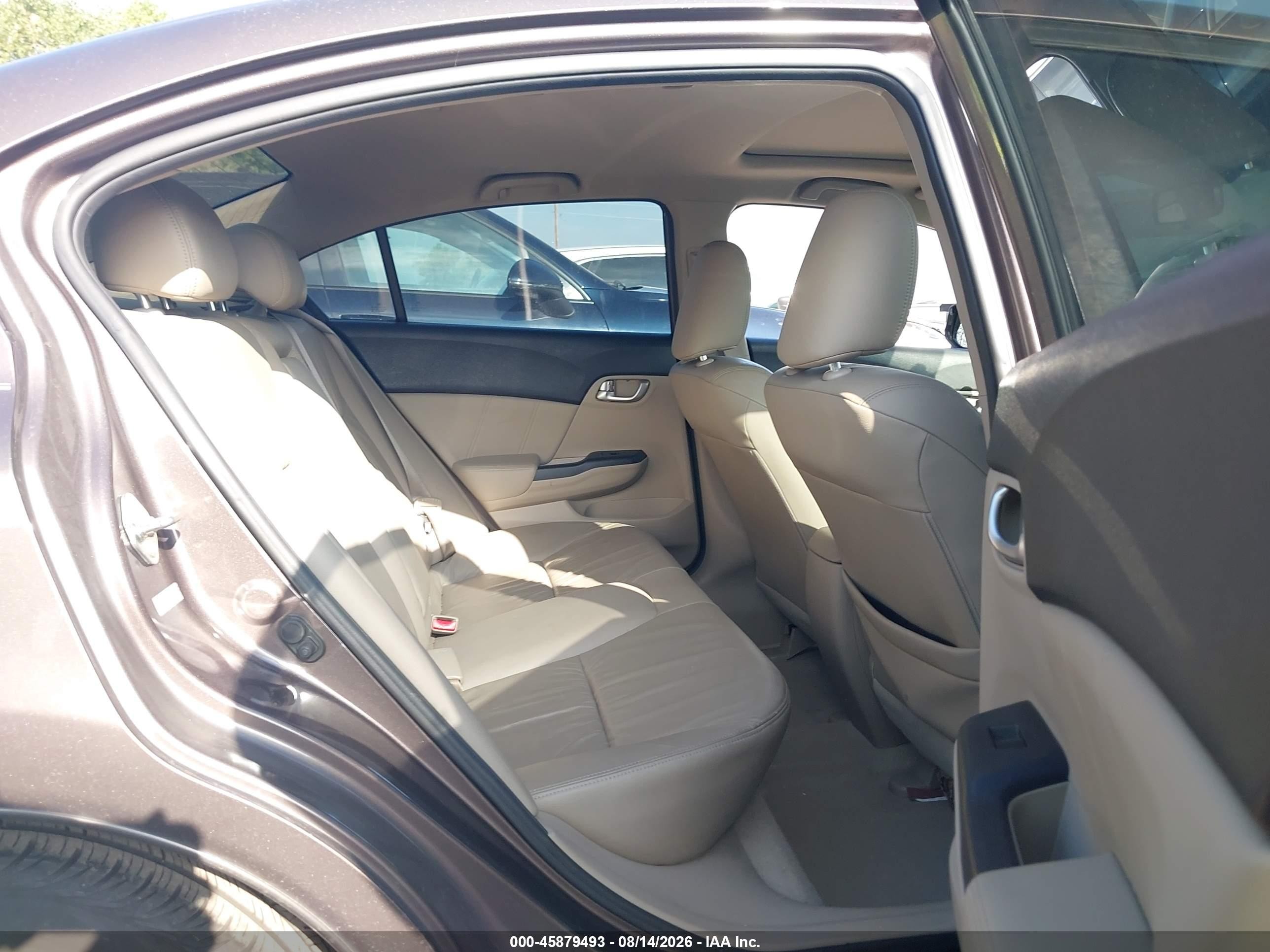 2012 Honda Civic Ex-l Gray vin: 2HGFB2F99CH518423