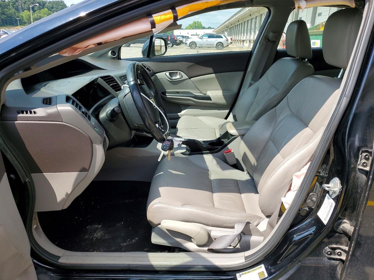 2012 Honda Civic Exl Black vin: 2HGFB2F99CH537831
