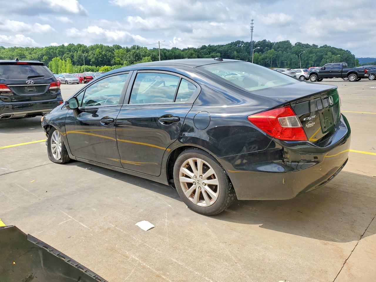 2012 Honda Civic Exl Black vin: 2HGFB2F99CH537831
