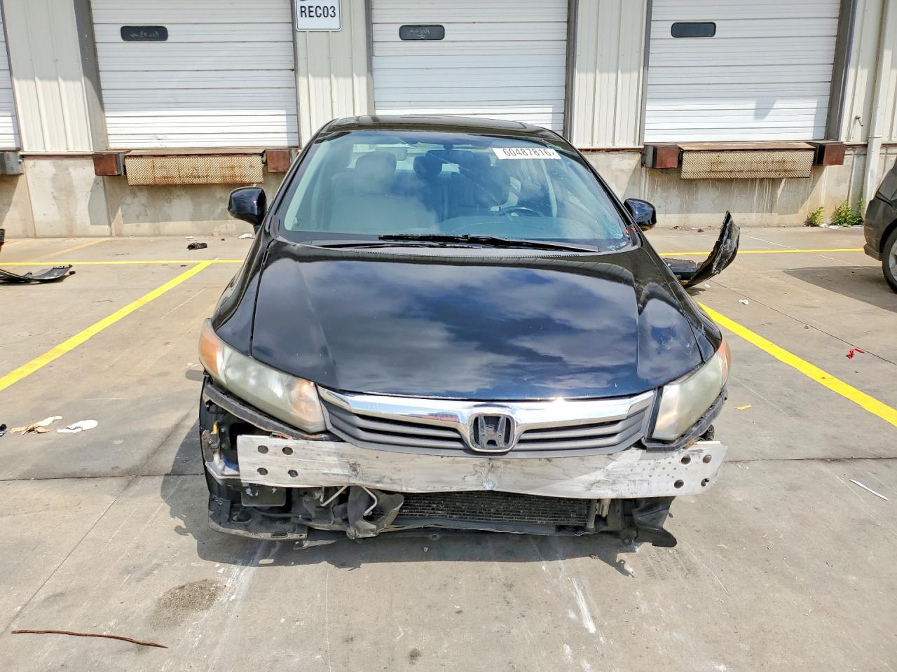 2012 Honda Civic Exl Black vin: 2HGFB2F99CH537831