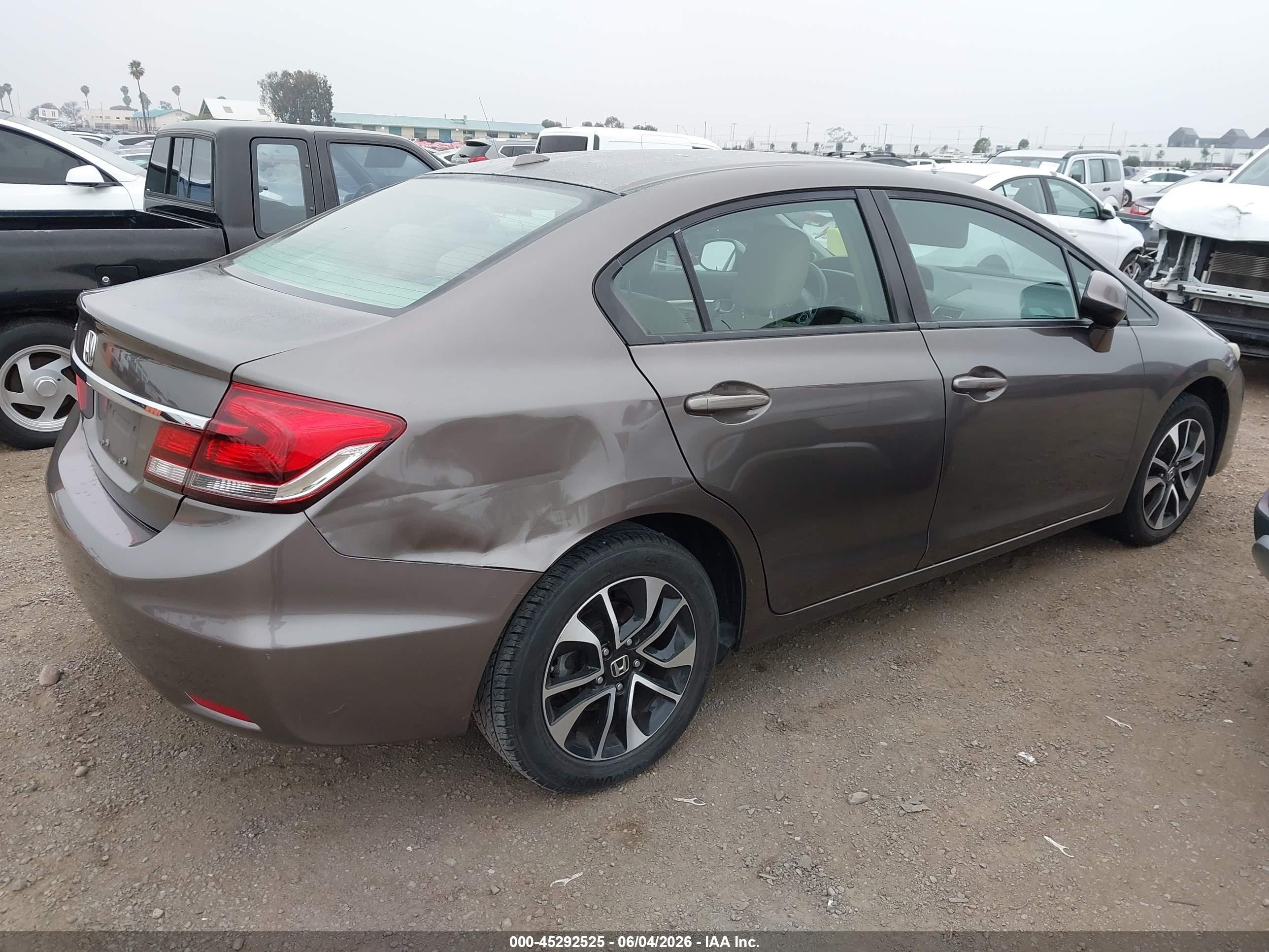 2013 Honda Civic Ex-l Gray vin: 2HGFB2F99DH529570
