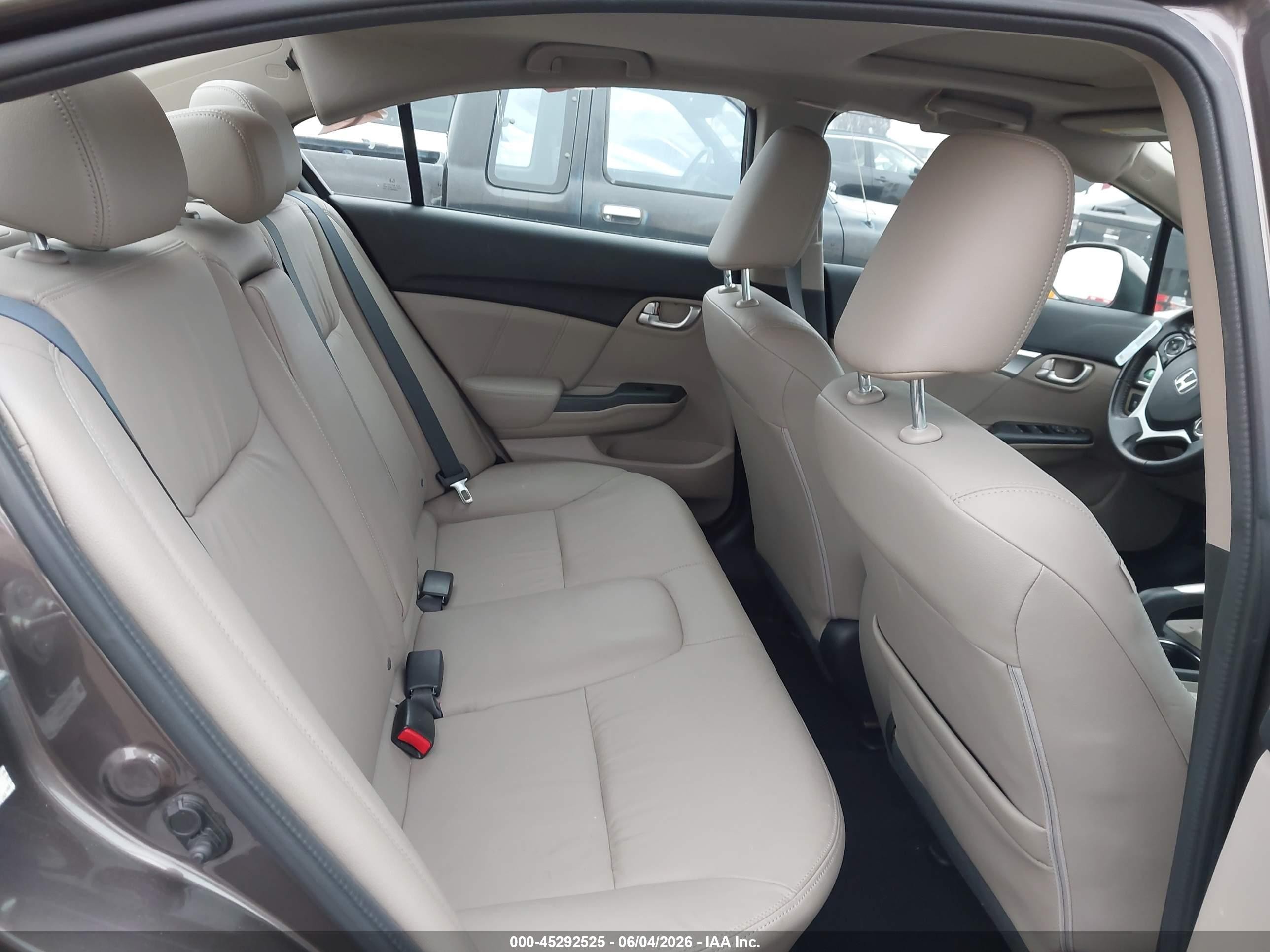 2013 Honda Civic Ex-l Gray vin: 2HGFB2F99DH529570