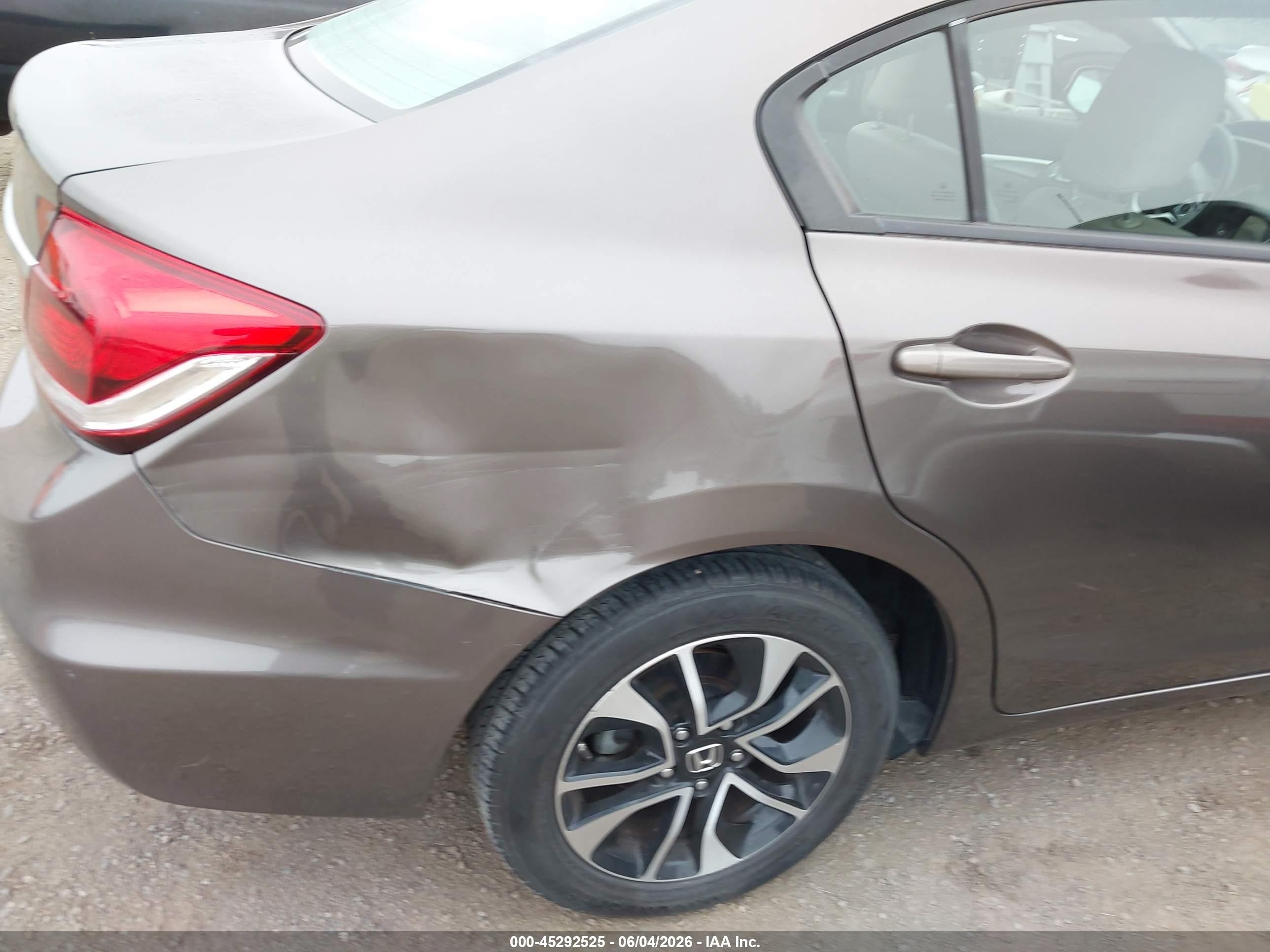 2013 Honda Civic Ex-l Gray vin: 2HGFB2F99DH529570