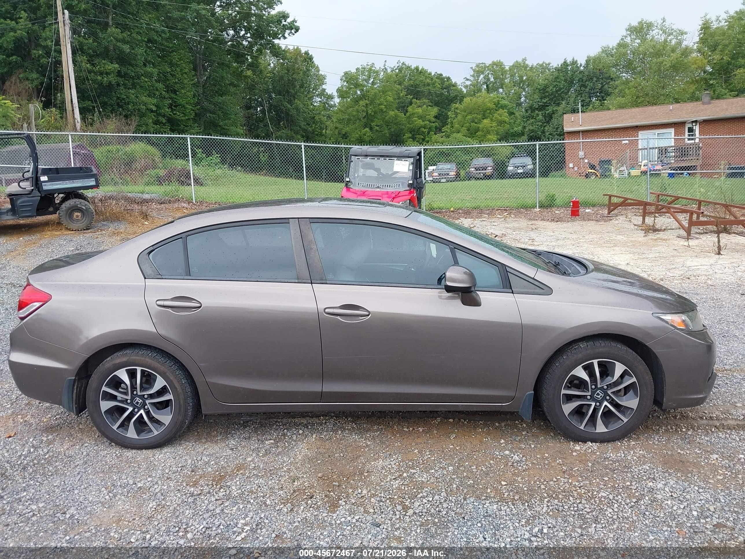 2013 Honda Civic Ex-l Tan vin: 2HGFB2F99DH549480