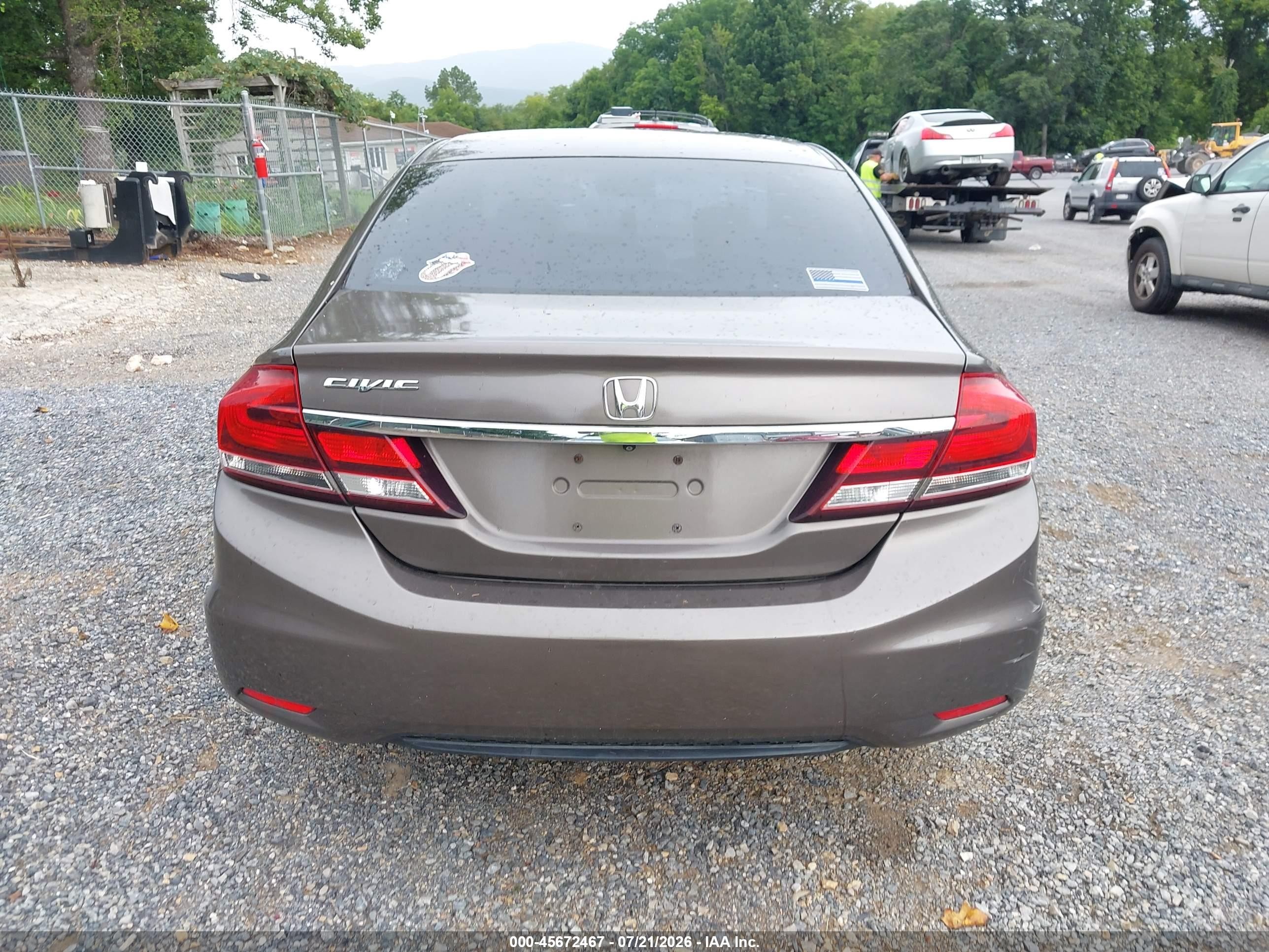 2013 Honda Civic Ex-l Tan vin: 2HGFB2F99DH549480