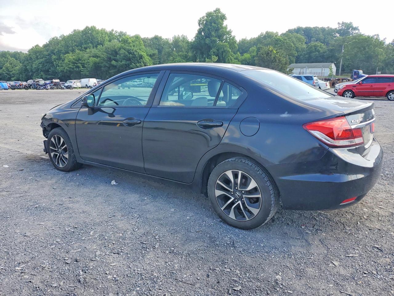 2013 Honda Civic Exl Black vin: 2HGFB2F99DH550788