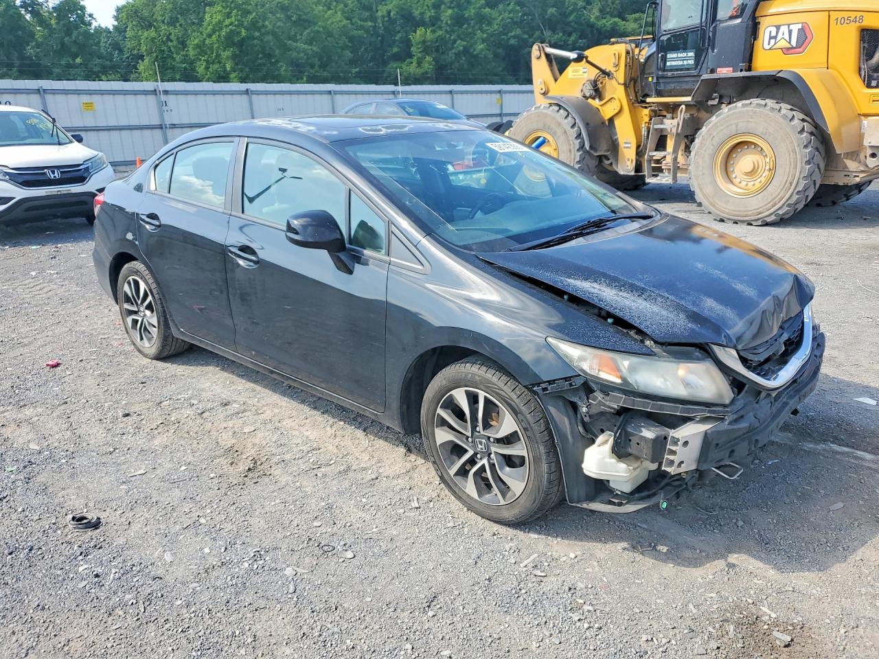 2013 Honda Civic Exl Black vin: 2HGFB2F99DH550788