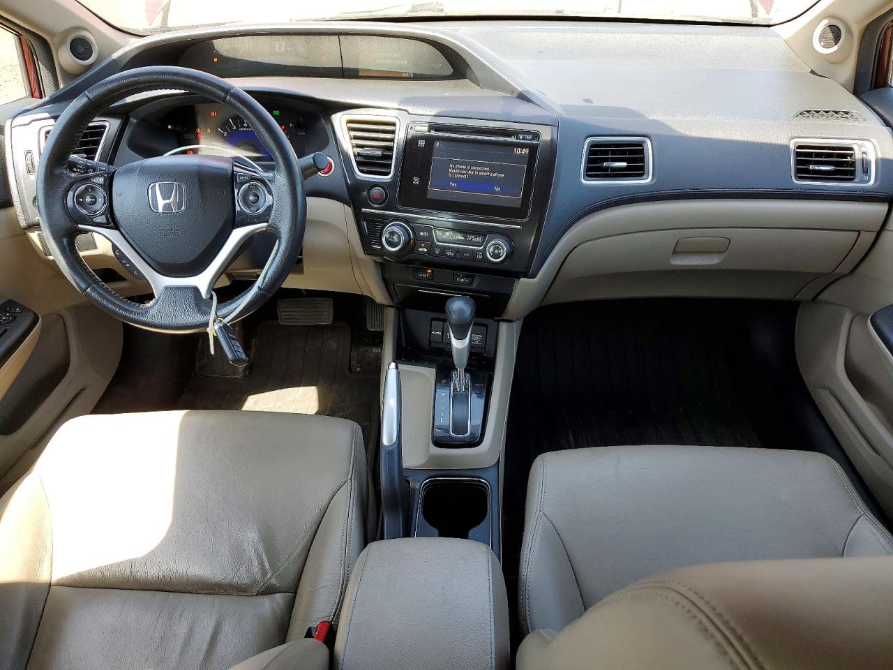2014 Honda Civic Exl Burgundy vin: 2HGFB2F99EH500233