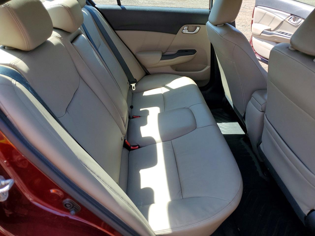 2014 Honda Civic Exl Burgundy vin: 2HGFB2F99EH500233