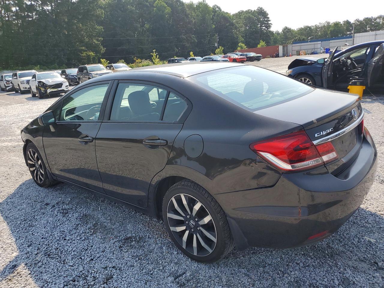 2014 Honda Civic Exl Tan vin: 2HGFB2F99EH515542