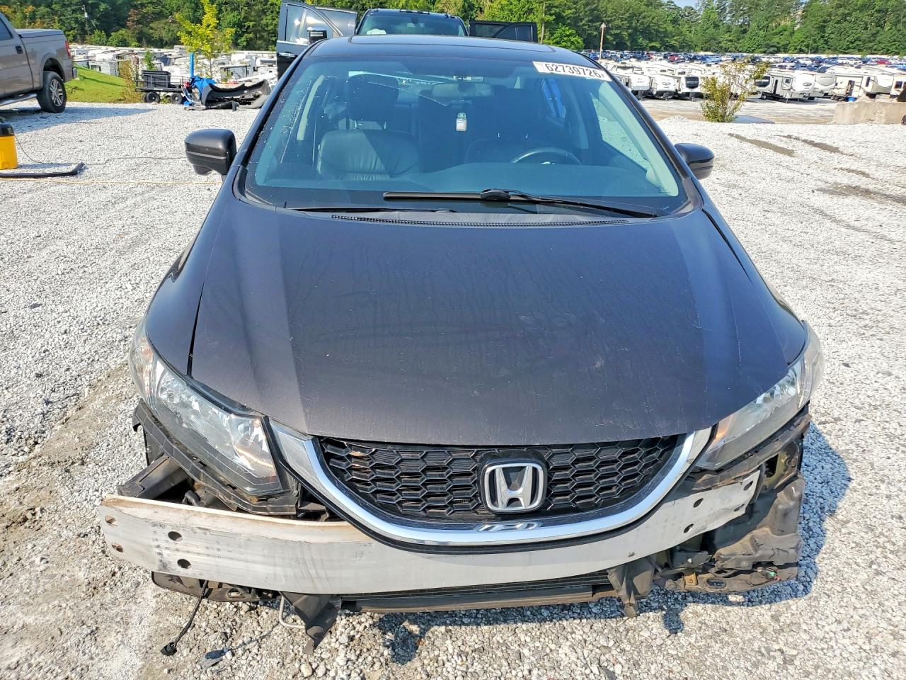 2014 Honda Civic Exl Tan vin: 2HGFB2F99EH515542