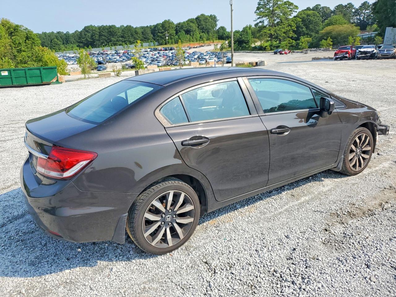 2014 Honda Civic Exl Tan vin: 2HGFB2F99EH515542